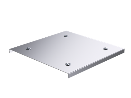 Крышка вертикального угла 500 цинк-ламель