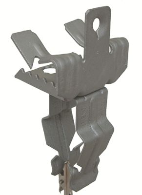 Держатель для крепления трубы к балке 4-10 мм D22-30 мм горизонтальный монтаж