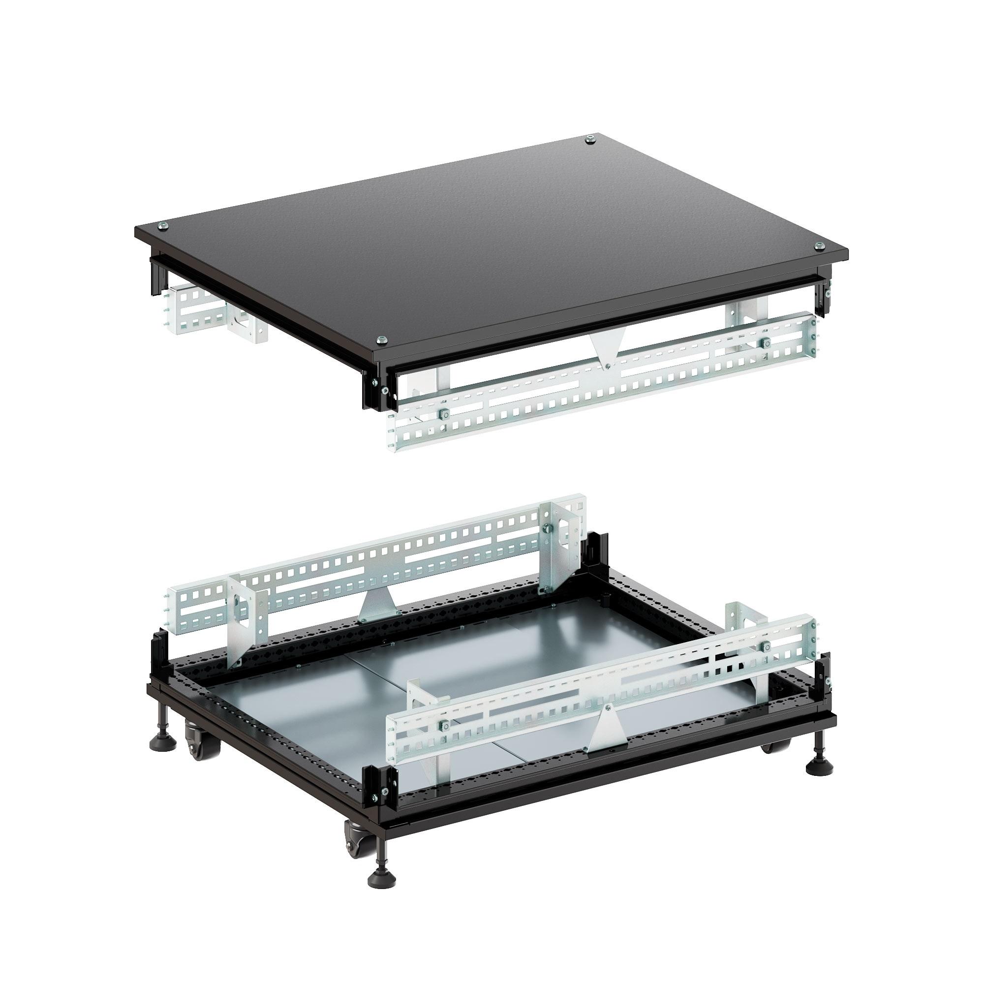 Крыша основание сплошные IT-CQE 800x1200, RAL9005