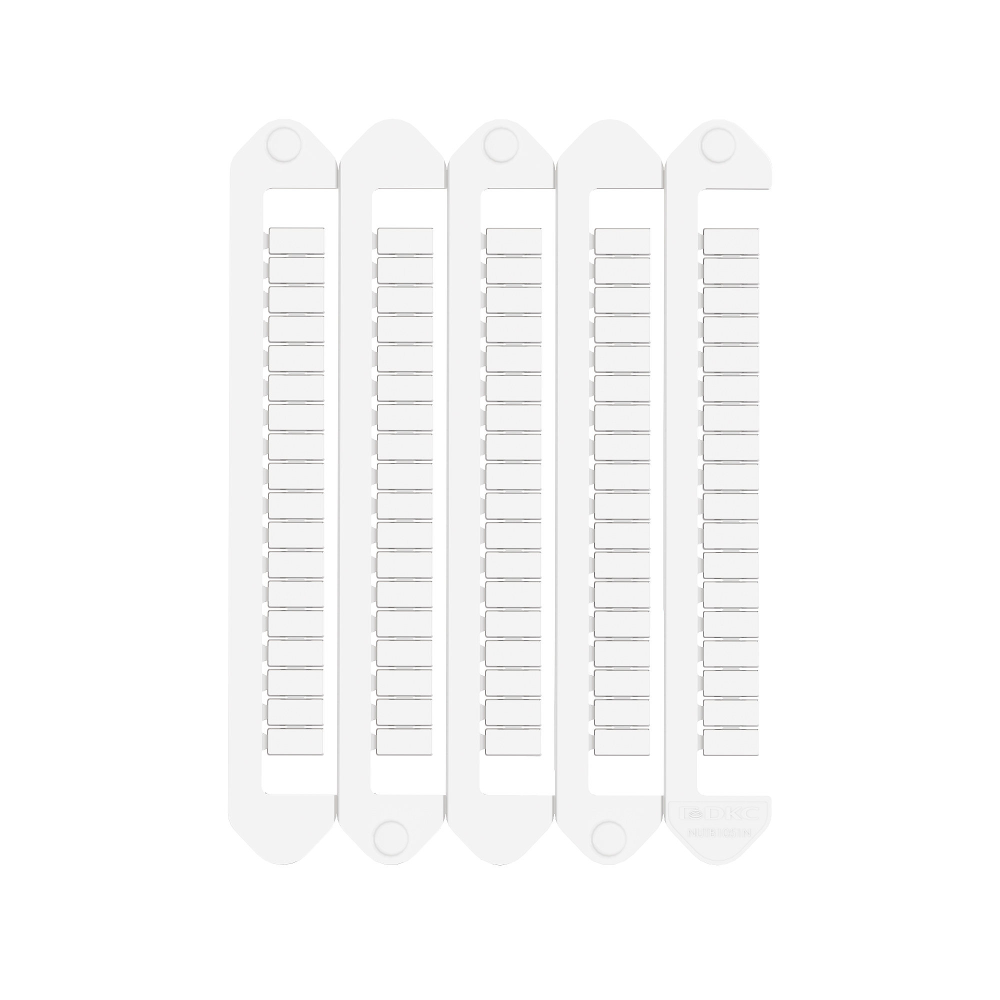 Маркировка для клемм ДКС, жесткая, 5х10мм (90 шт. на пластине, упак. по 30 листов)