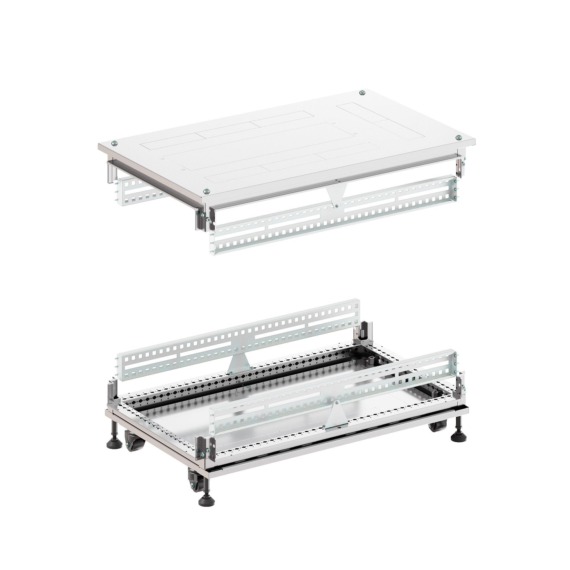 Крыша основание преперфорированные IT-CQE 600x1200, RAL7035