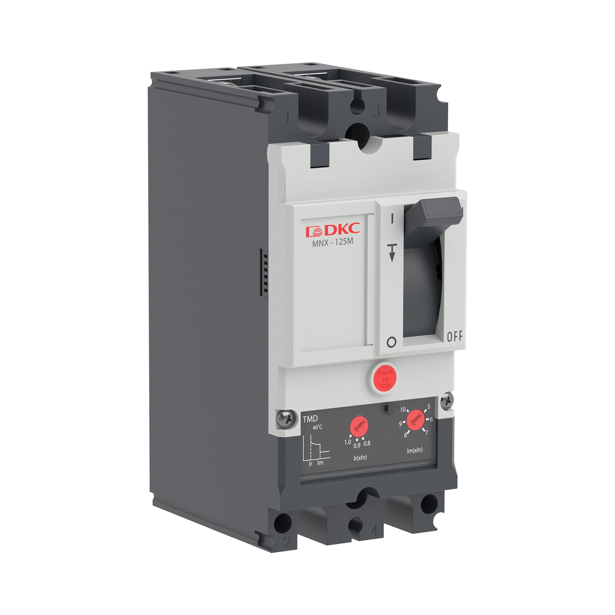 Выключатель автоматический YON pro MNX125M 2P 100 A 100 kA при AC240V расцепитель TMD