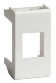 Адаптер для информационных разъемов SIEMON, Viva, 1 мод., белый