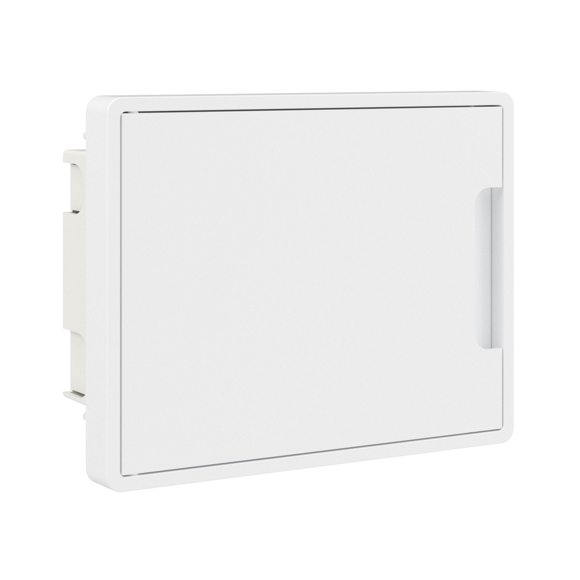 Щиток 8 мод встраиваемый Фрейм (FRAME), белый, с белой дверцей, с 2 шинами PEN на 6 и 8 отв.