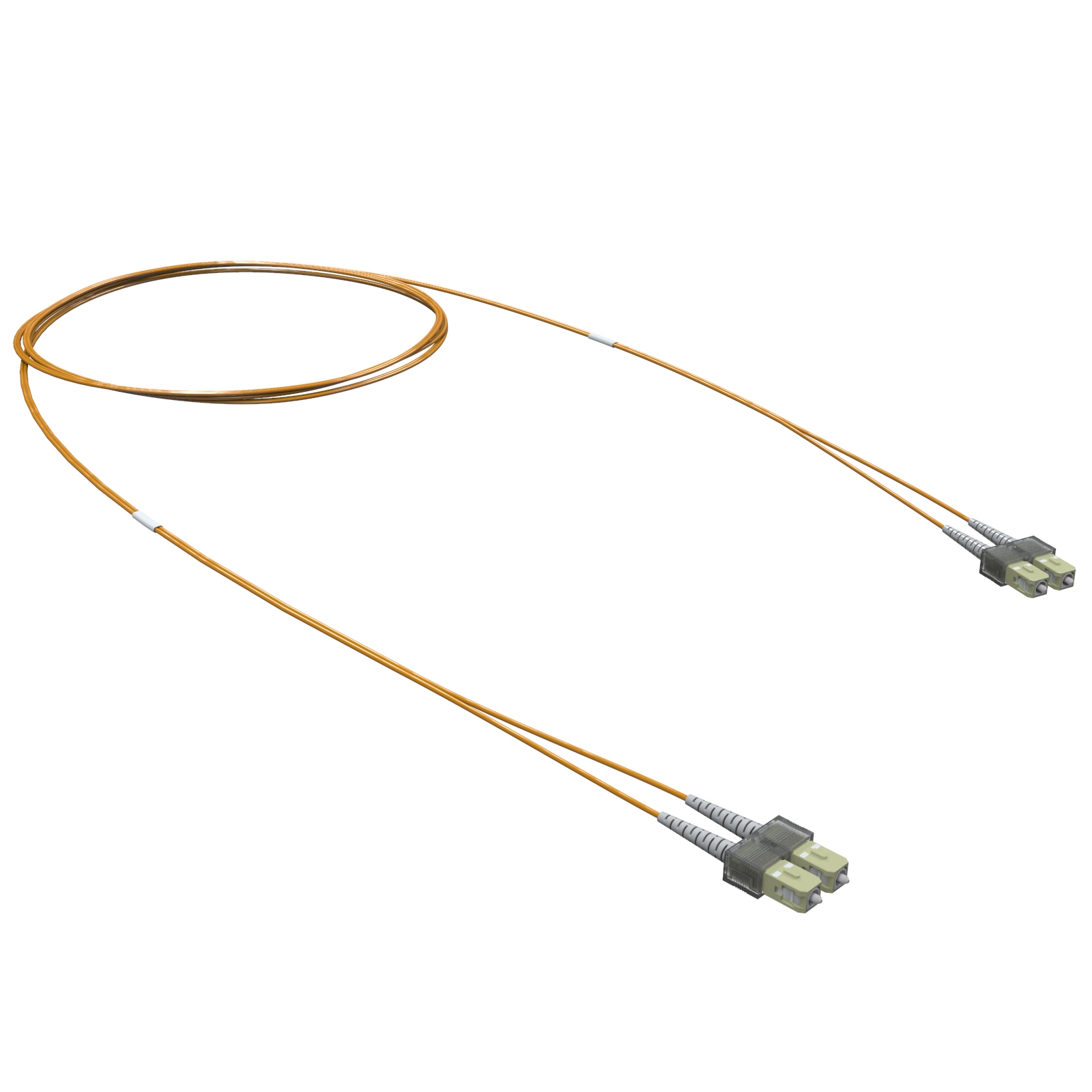 Патч-корд оптический Duplex SC/UPC-SC/UPC 50/125 (OM2) 3 м