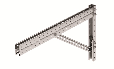 Консоль для тяжелых нагрузок 700 мм сборная горячеоцинкованная