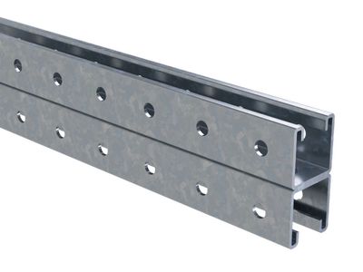 Двойной С-образный профиль 41х41, L2500, 2,5 мм