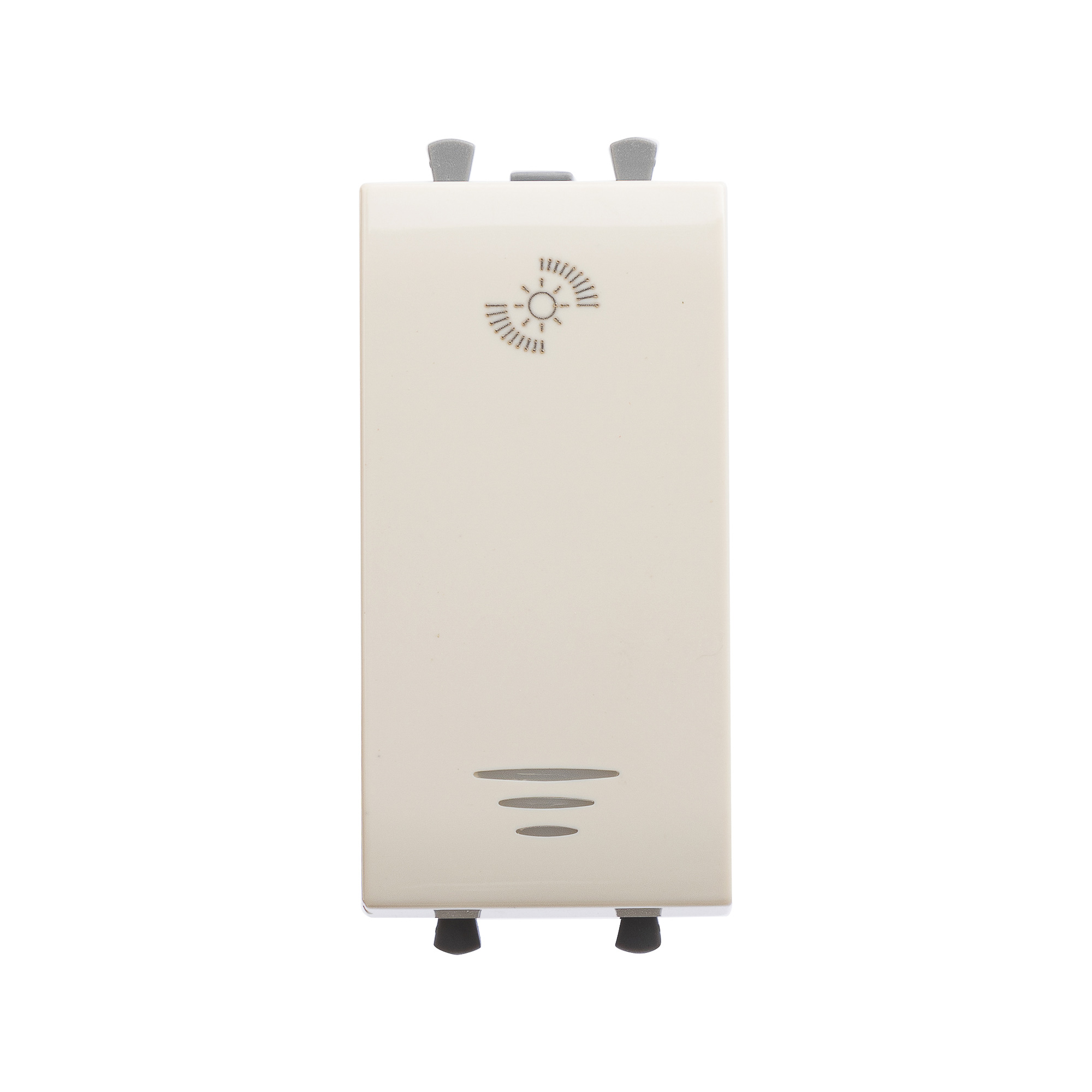 Диммер кнопочный модульный для LED ламп, Avanti, ванильная дымка, 1 модуль