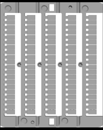 Маркировка CNU/8/001 символы от 1 до 50 горизонтальная