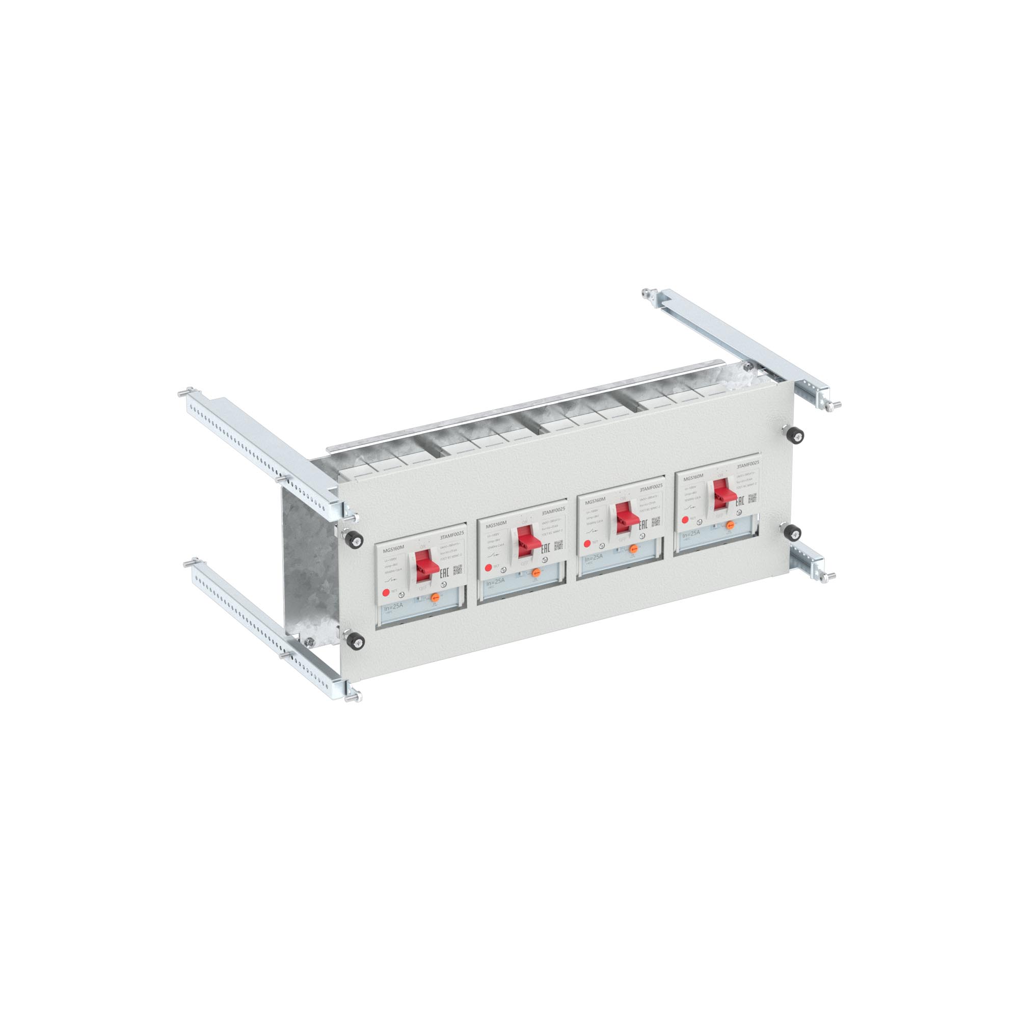 Комплект для внутренней вертикальной установки с винтовым креплением 3п YON MD250 (W, W-MO) Ш=600 мм В=250 мм RAM power