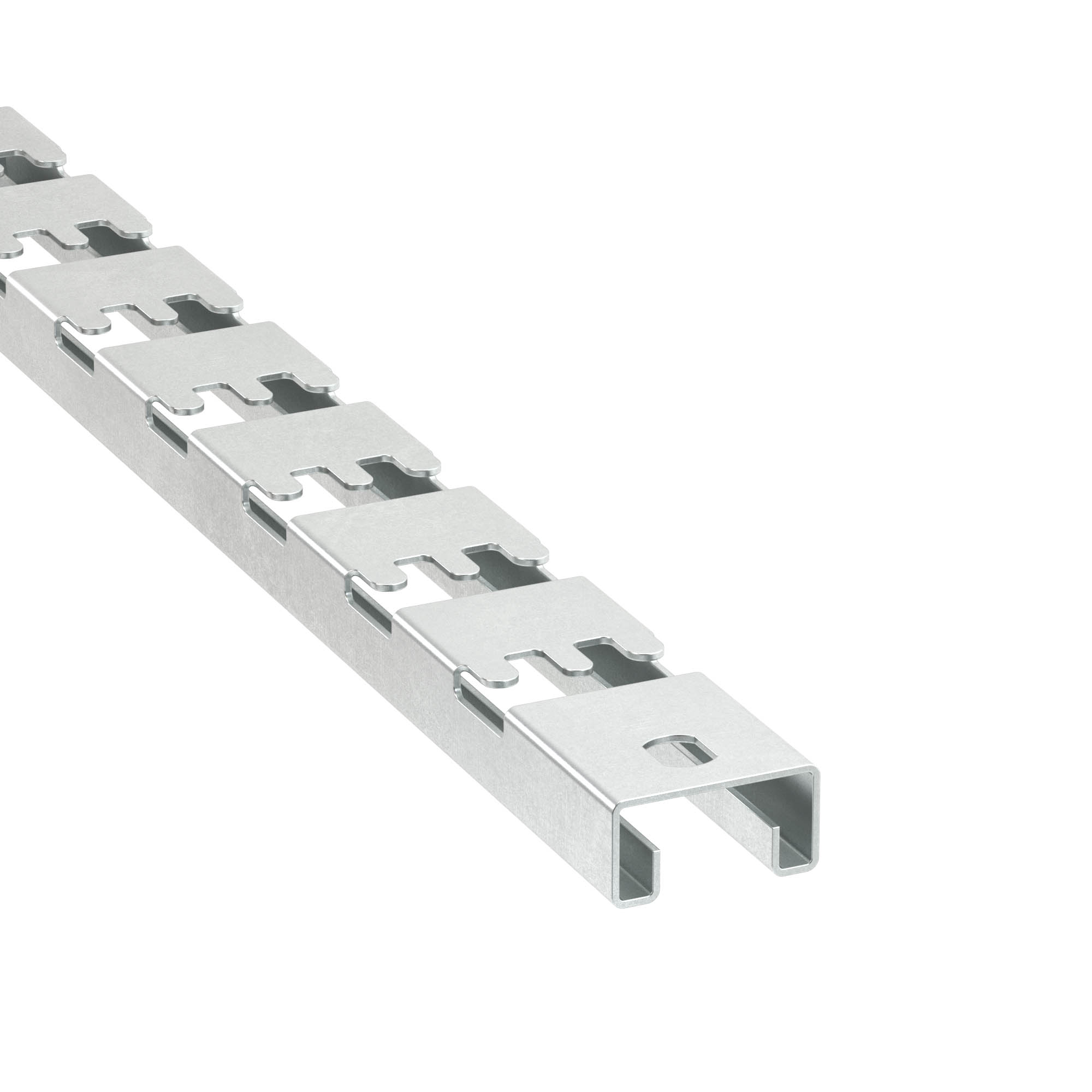 Профиль С-образный для проволочного лотка 41х21 L100 толщина 1.5 мм