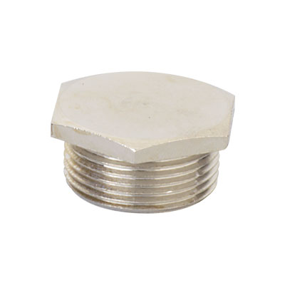 Заглушка M25x1.5 никелированная латунь