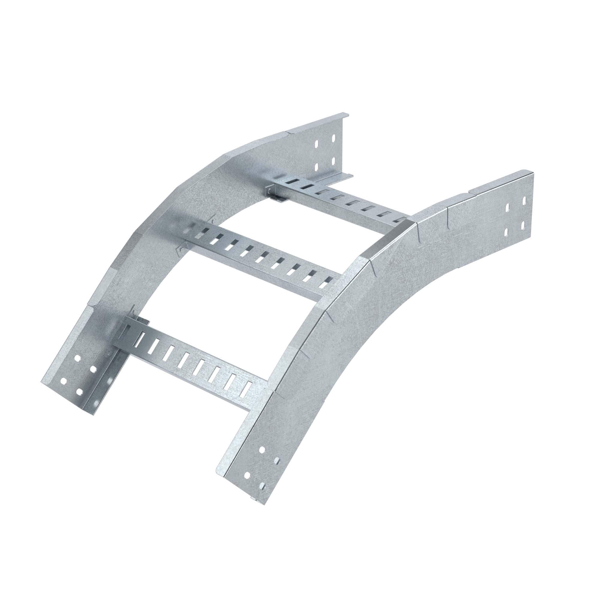 Угол вертикальный внешний 45 градусов 80х300 R600 лонжерон 1,5 мм цинк-ламельный в комплекте крепежные элементы соединительные пластины