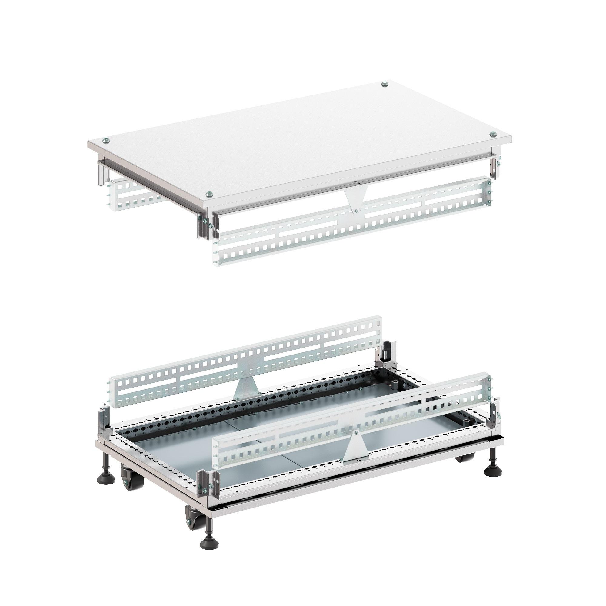 Крыша основание сплошные IT-CQE 600x600, RAL7035