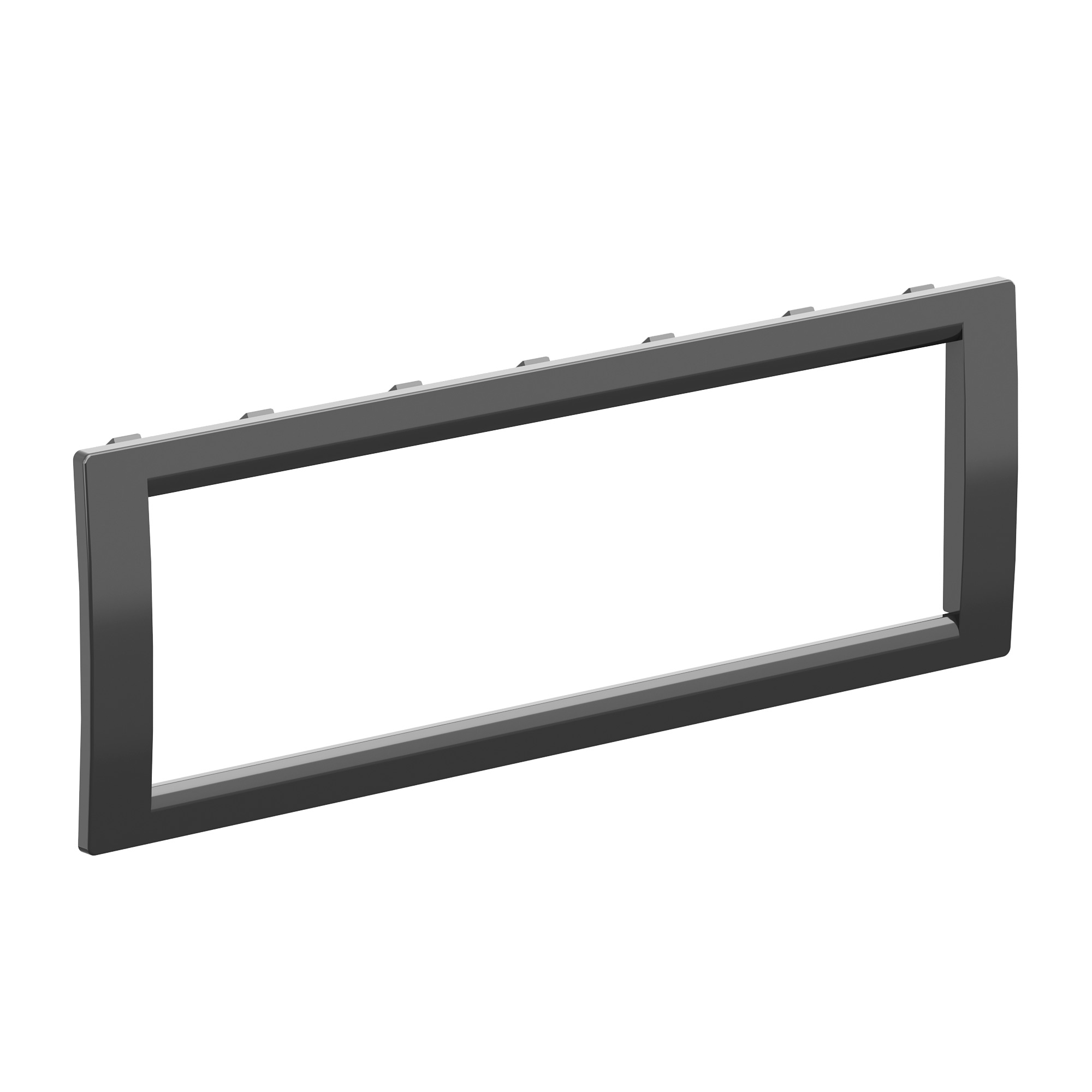 Рамка универсальная на 6 модулей, цвет чёрный