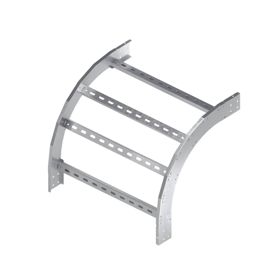 Угол вертикальный внешний 90 градусов 100х500 R600 цинк-ламельный в комплекте крепежные элементы соединительные пластины