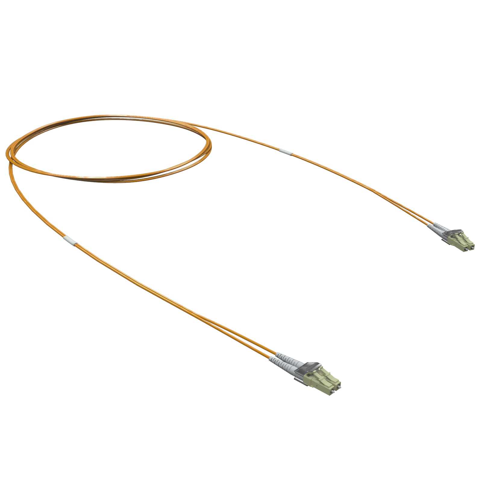 Патч-корд оптический Duplex LC/UPC-LC/UPC 50/125 (OM2) 1 м