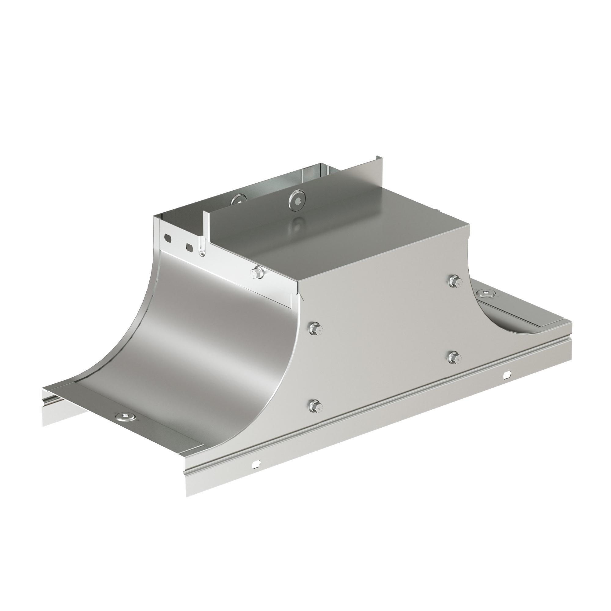 Крышка-ответвитель TSS основание 400 Н100 в комплекте крепежные элементы соединительные пластины