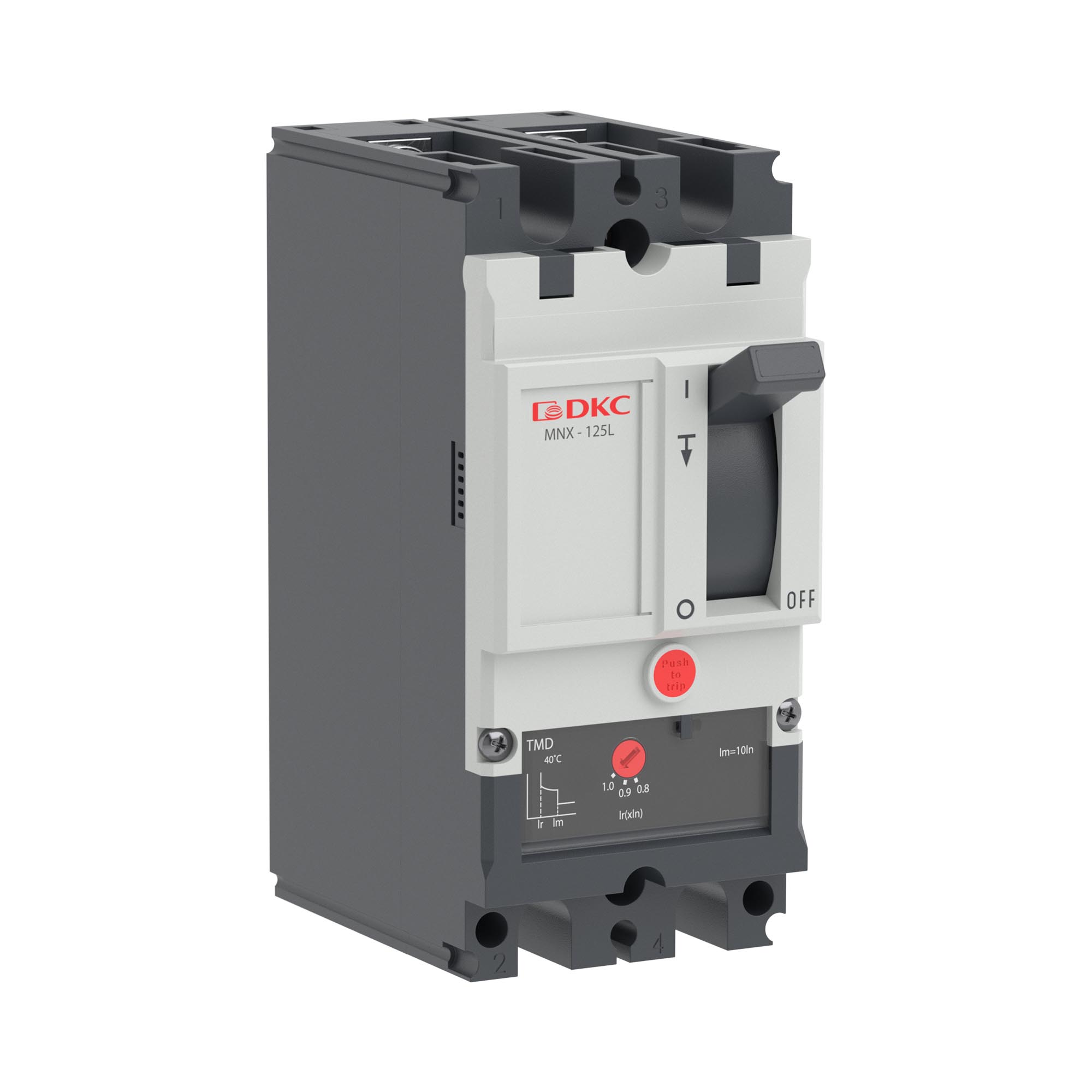 Выключатель автоматический YON pro MNX125L 2P 16 A 70 kA при AC415V расцепитель TMD Ir=0,8-1xIn Im=10xIn