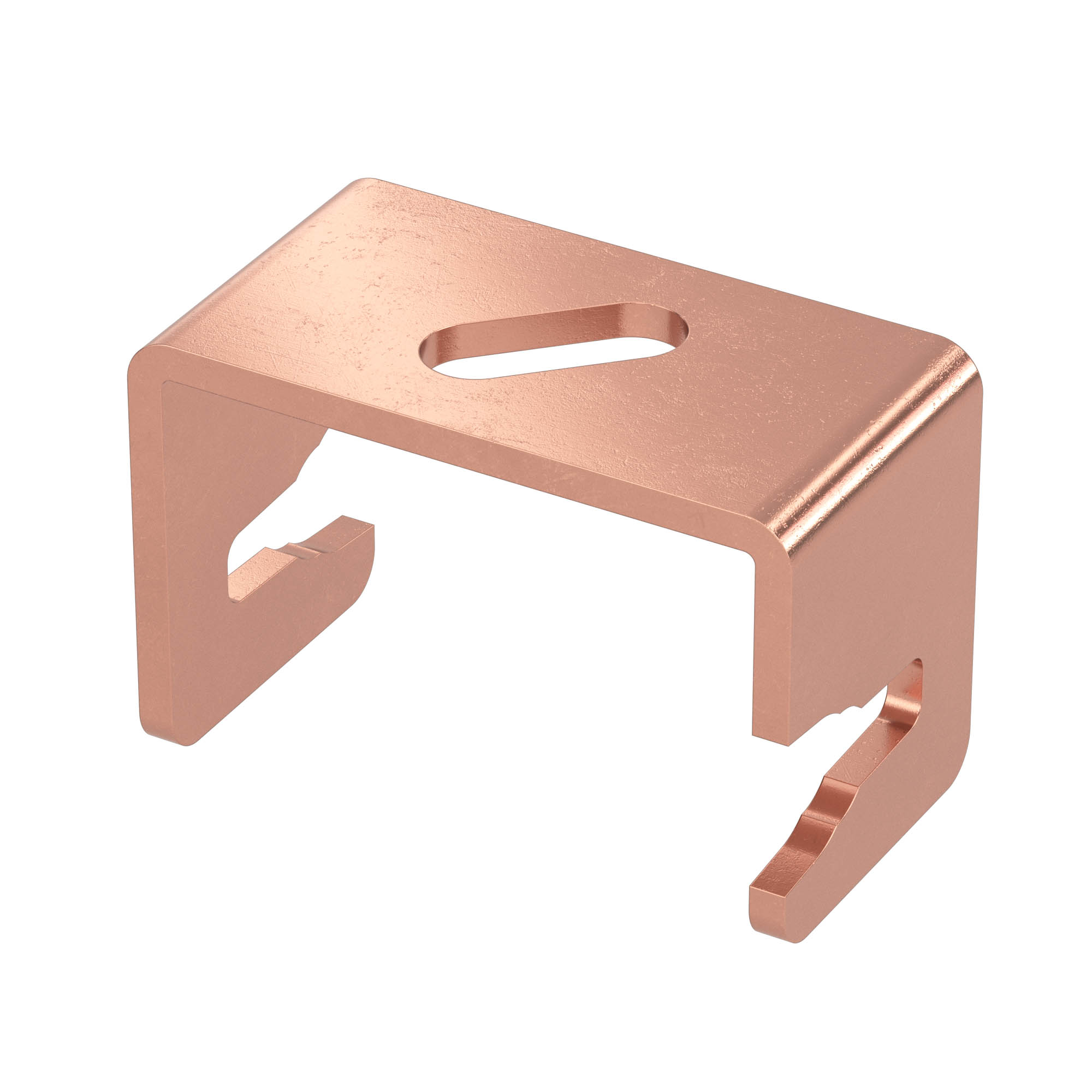 Скоба-держатель полосы 45 мм медь