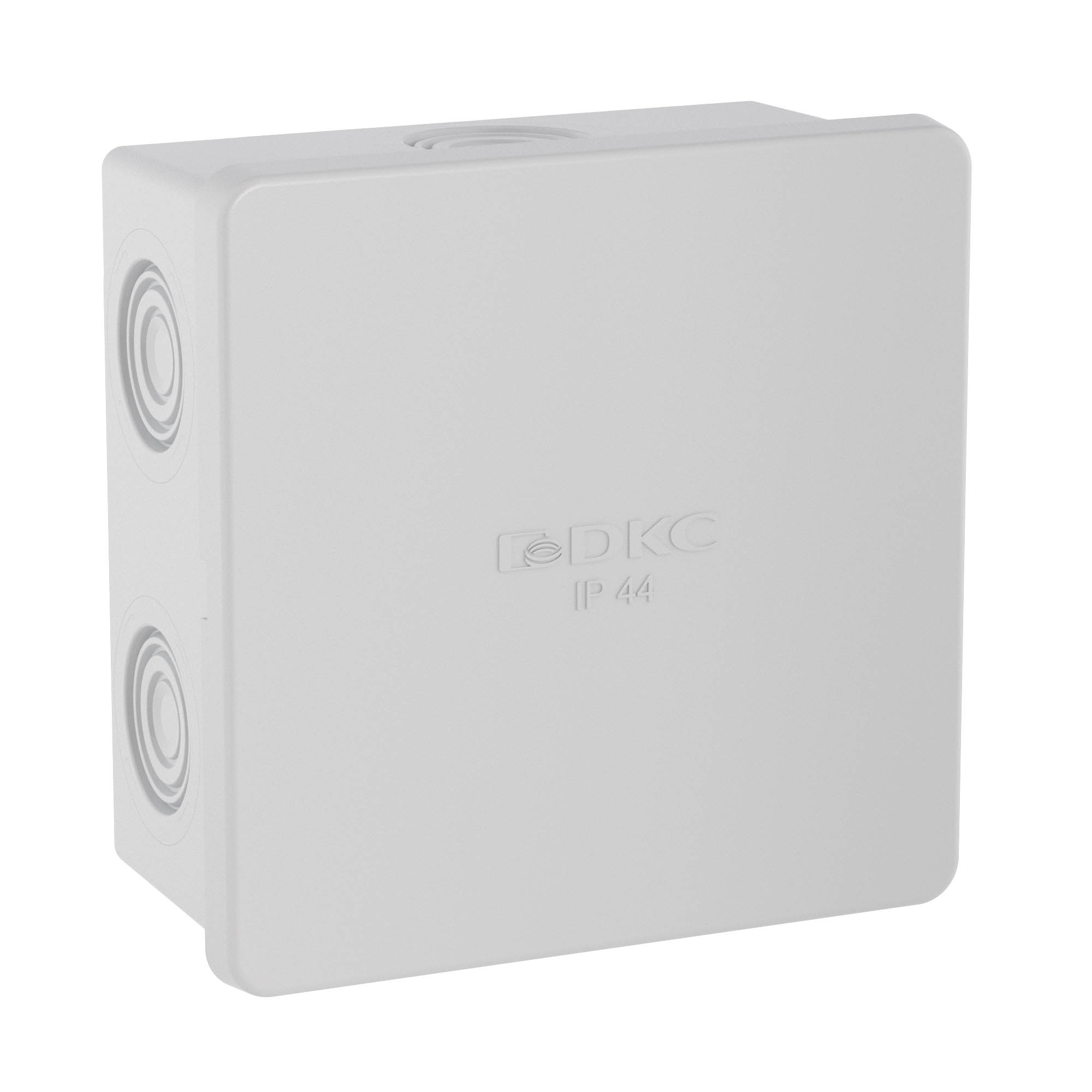 Коробка распределительная с кабельными вводами IP44 80х80х40мм (розница)