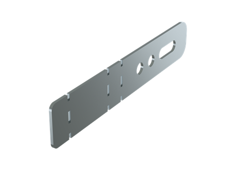 Держатель двускатной крышки цинк-ламельный