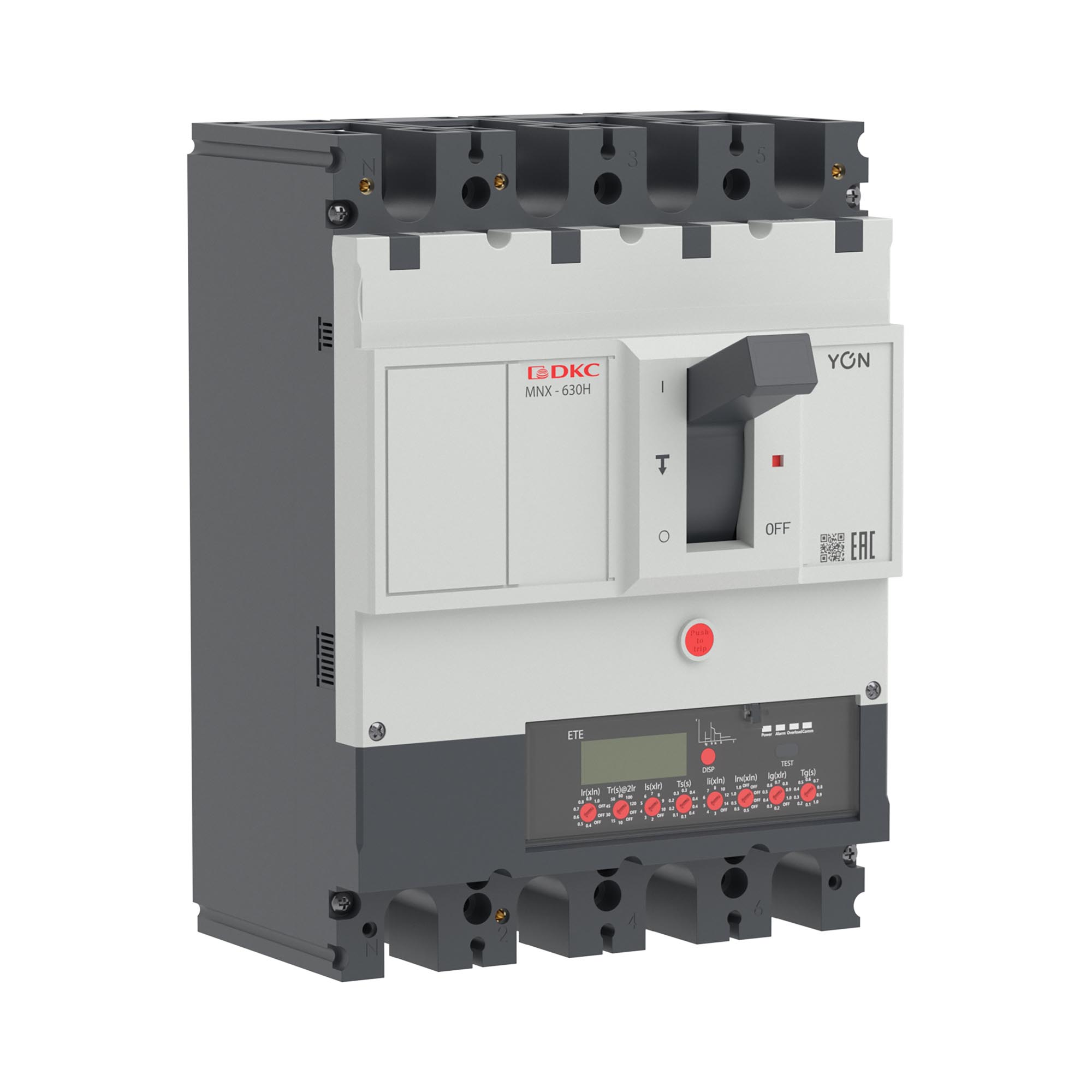 Выключатель автоматический YON pro MNX630H 4P 630 A 150 kA при AC415V расцепитель ETE