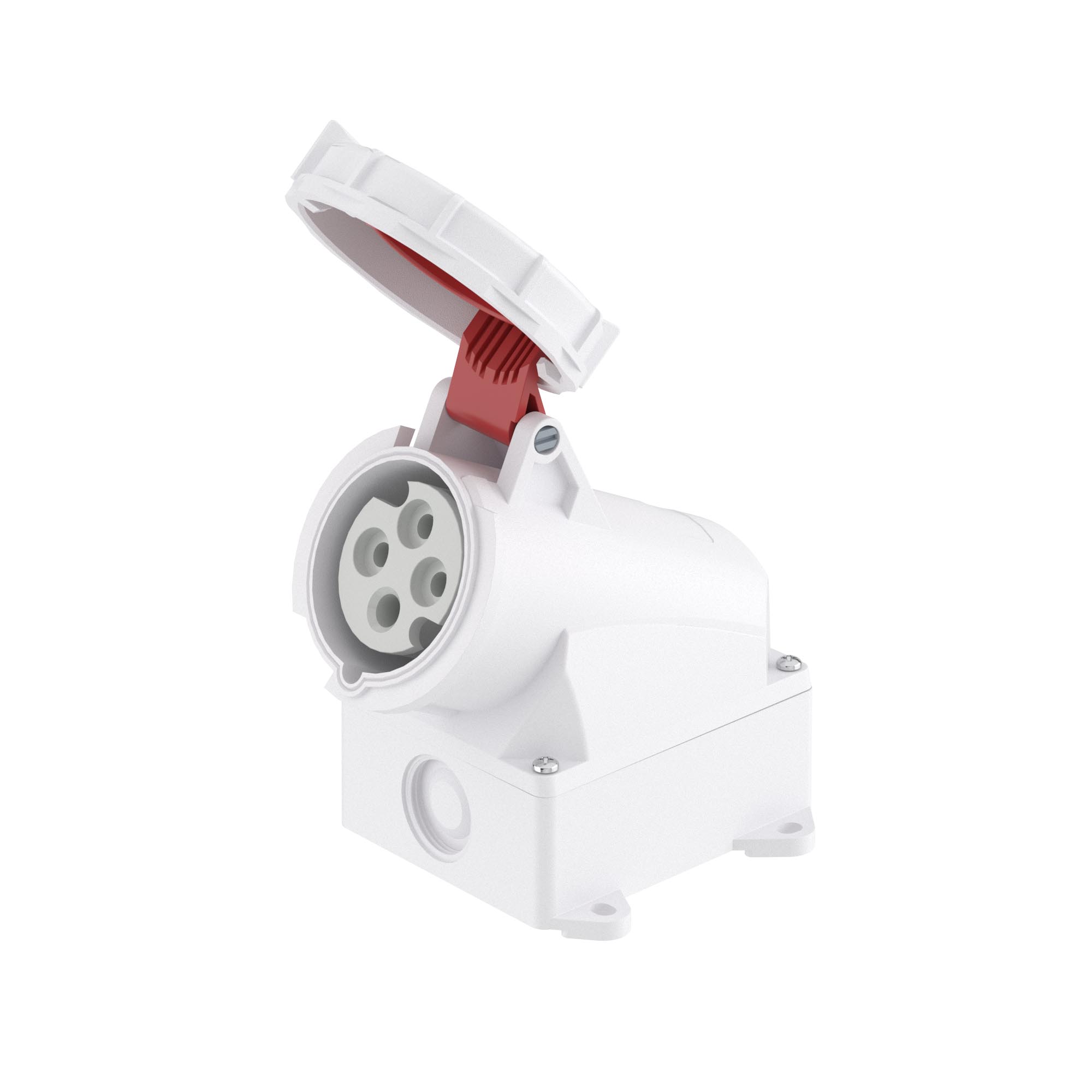 Розетка наружная IP67 63A 3P+E 400V