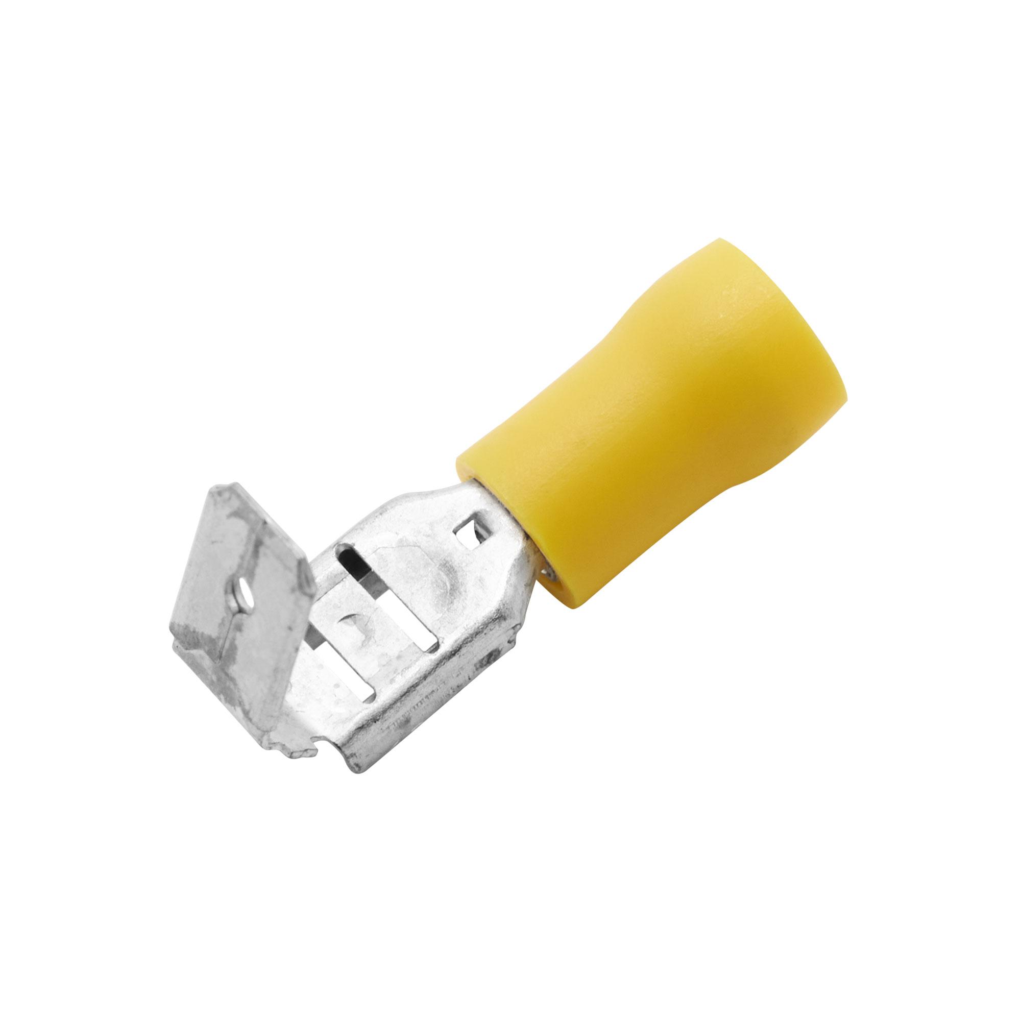 Разъем РпИо 6-7-0.8 желтый QUADRO