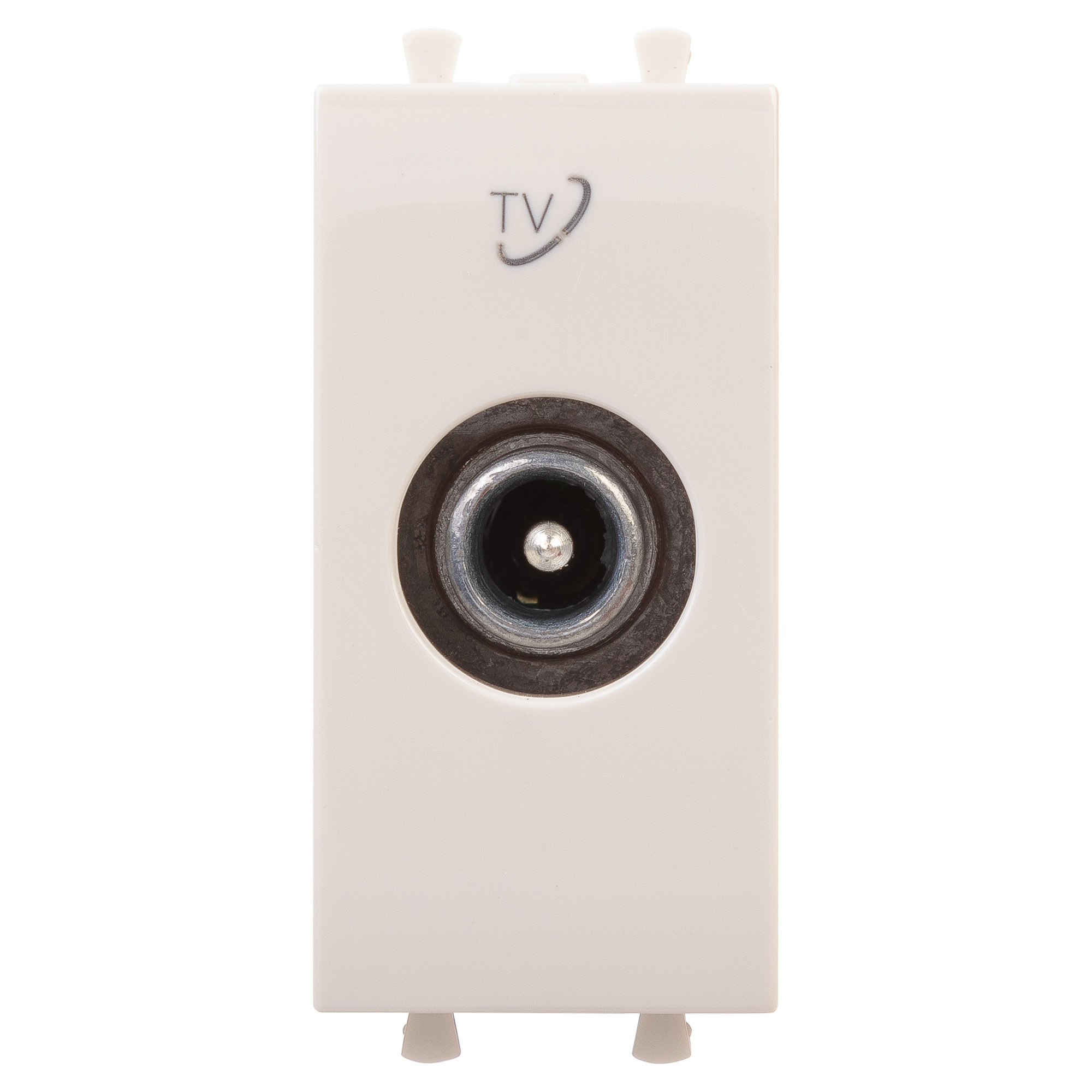 Розетка TV проходная модульная, Avanti, ванильная дымка, 1 модуль