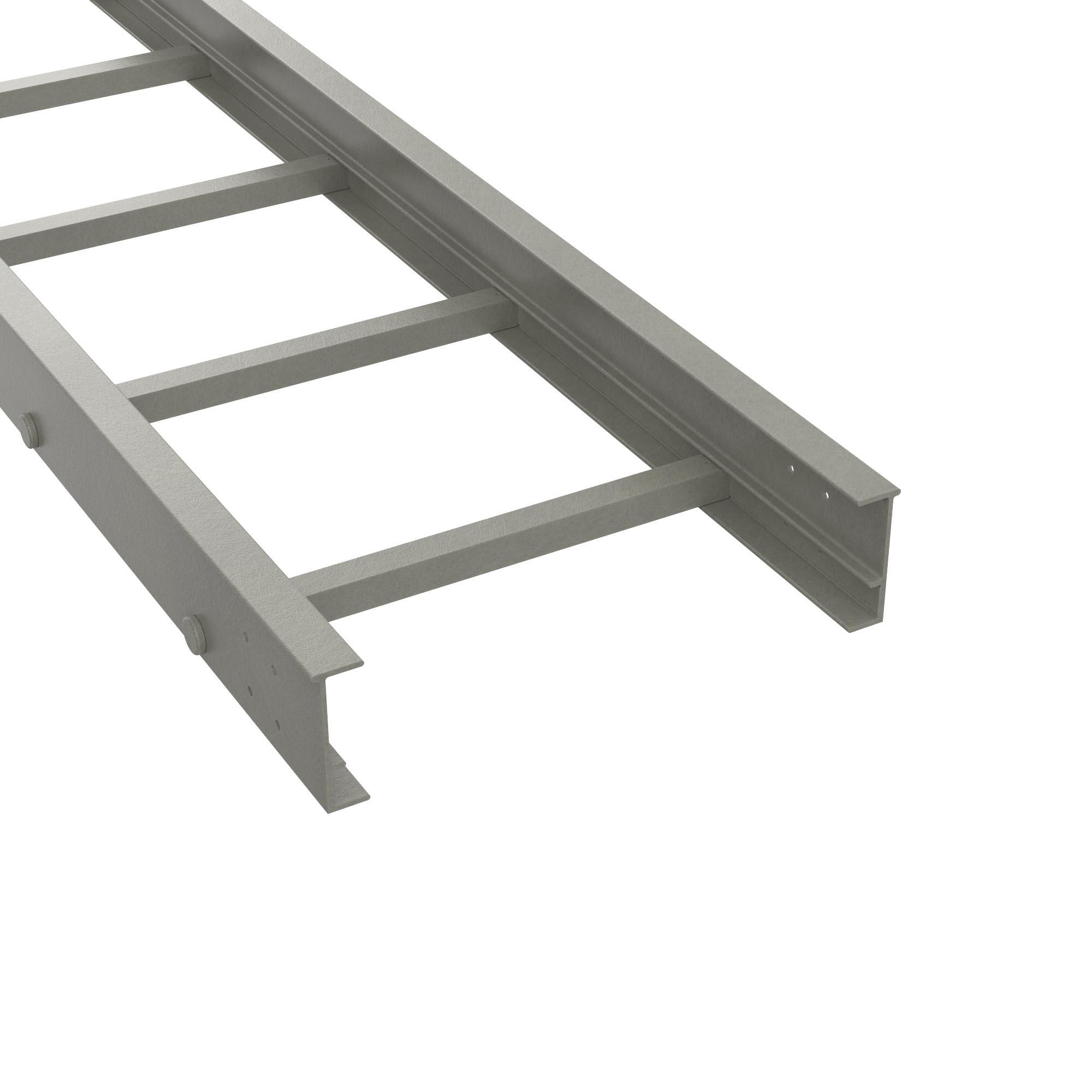 Лестничный лоток 100х300, L 3000, стеклопластик