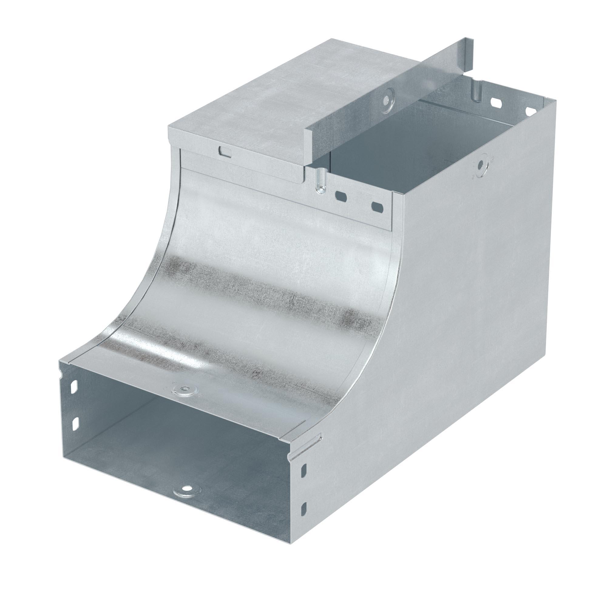 Угол CSSD 90 вертикальный внутренний переходник правосторонний основание 100 H10 в комплекте крепежные элементы соединительные пластины