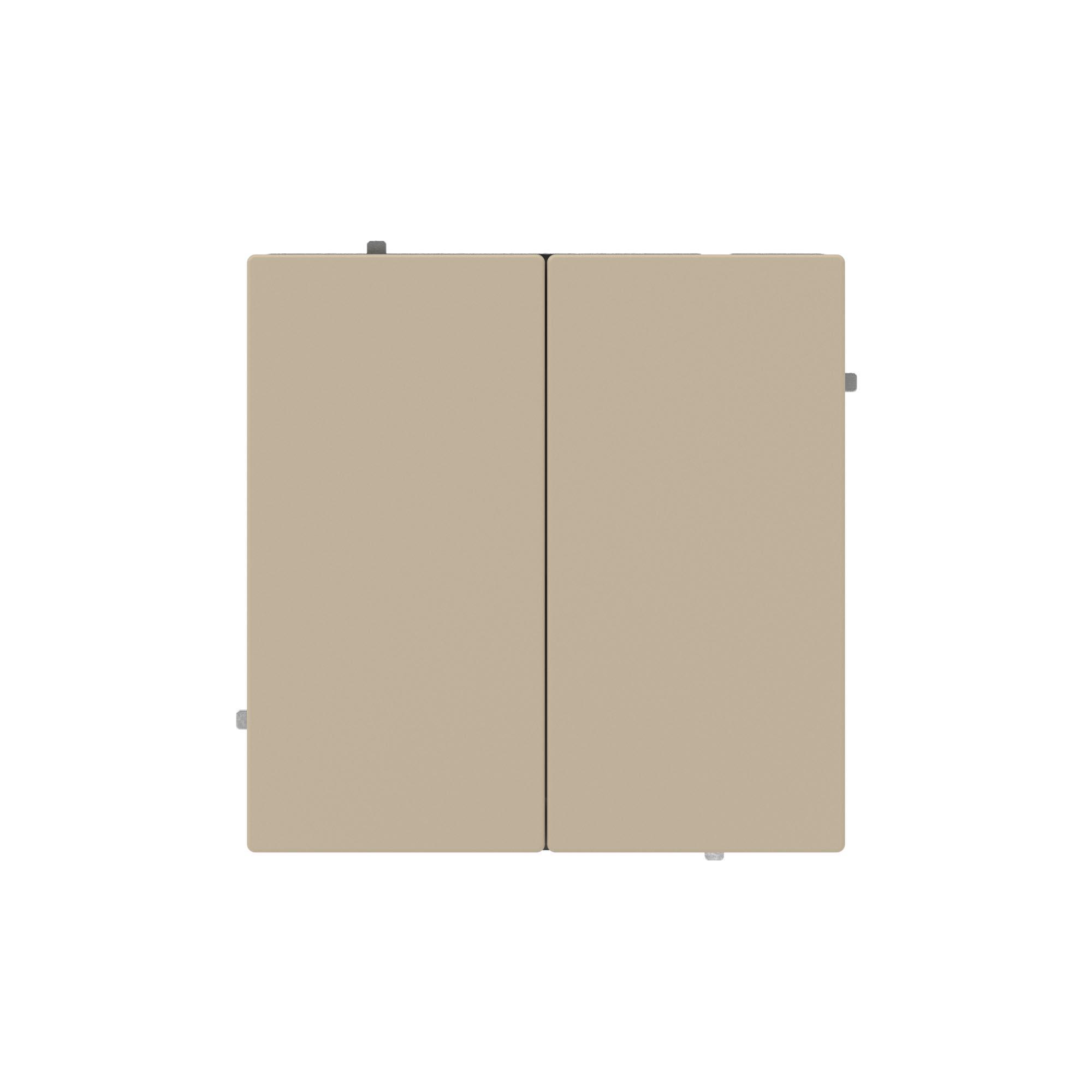 Кнопка двухклавишная, KANT, ванильный марципан