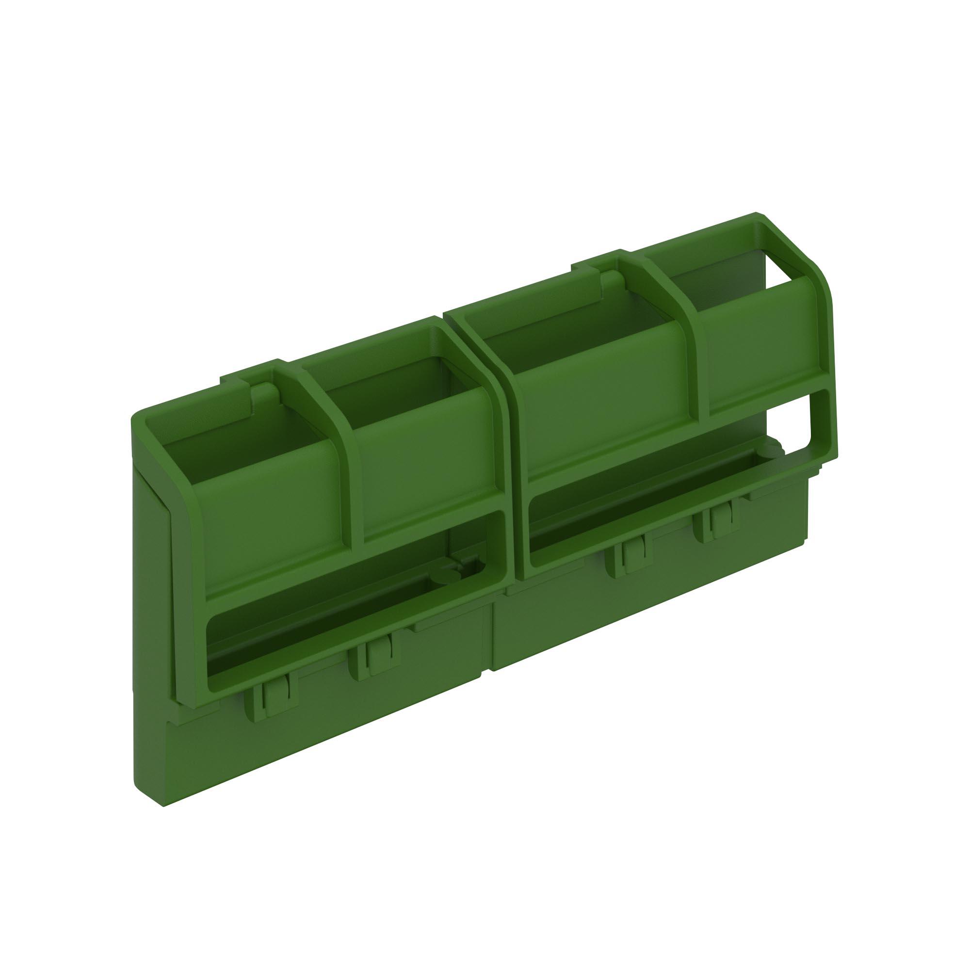 Шинный держатель Фрейм (FRAME) 162мм 4сегм.зелен