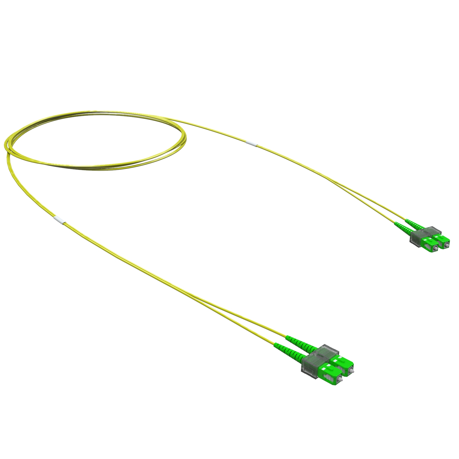 Патч-корд оптический Duplex SC/APC-SC/APC 9/125 (OS2) 3 м