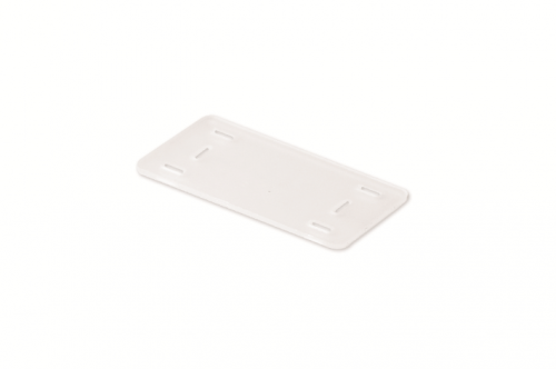 Табличка маркировочная 40.3х20.5 для хомута белая (100шт) QUADRO