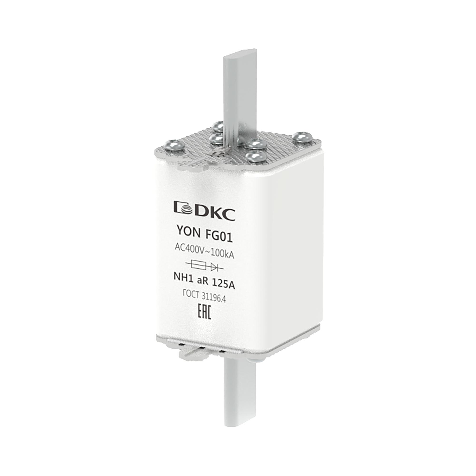 Предохранитель YON ножевого типа FG1 125А 400V характеристика arya