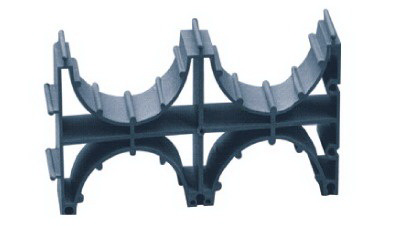 Держатель расстояния (кластер) 140мм для двустенных труб  двойной