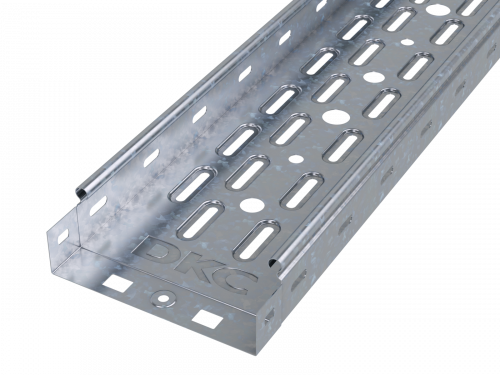 Лоток перфорированный 150х50х 2000 цинк-ламельный