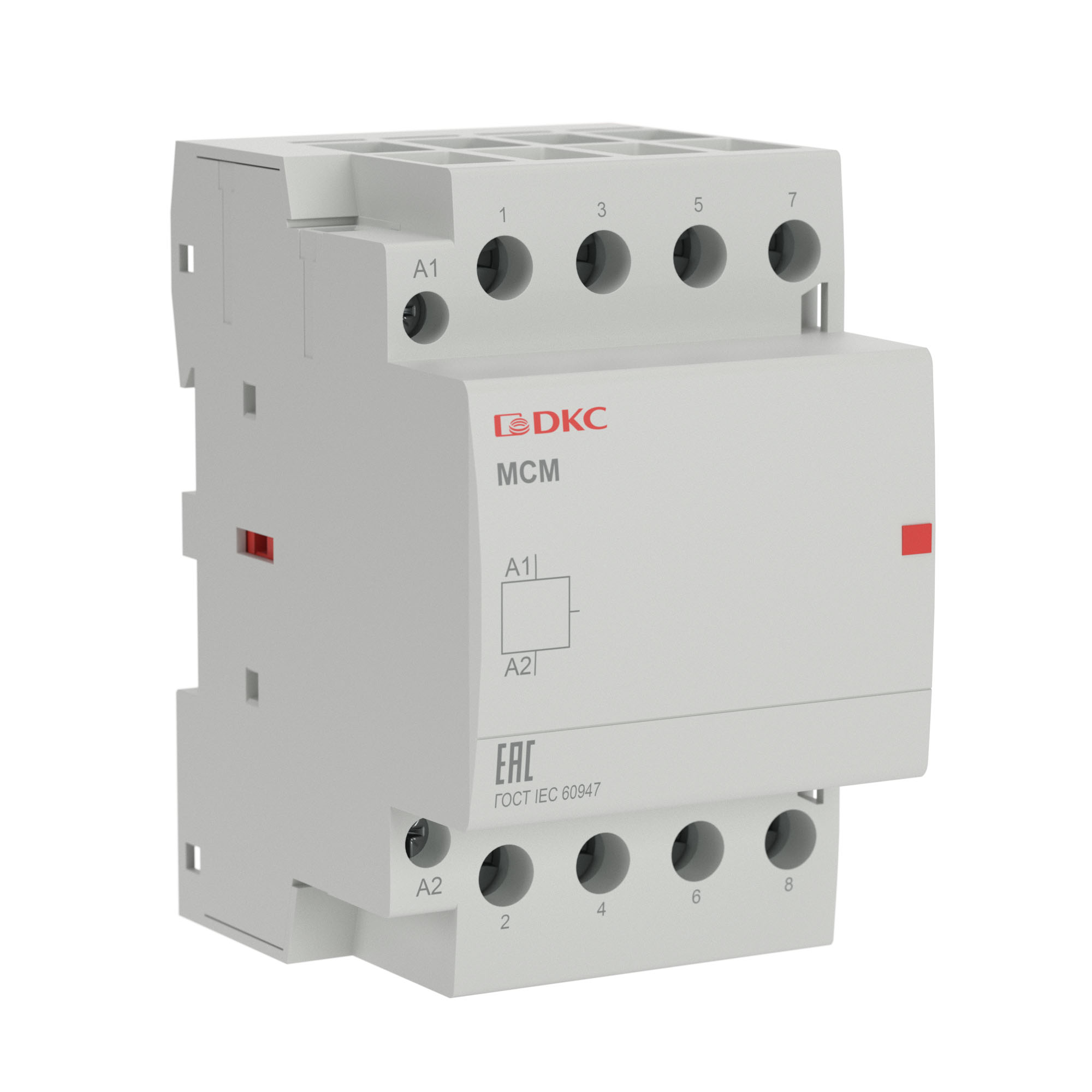 Модульный контактор YON MCE 4P 63A 4НО управляющее напряжение 240В 50Гц