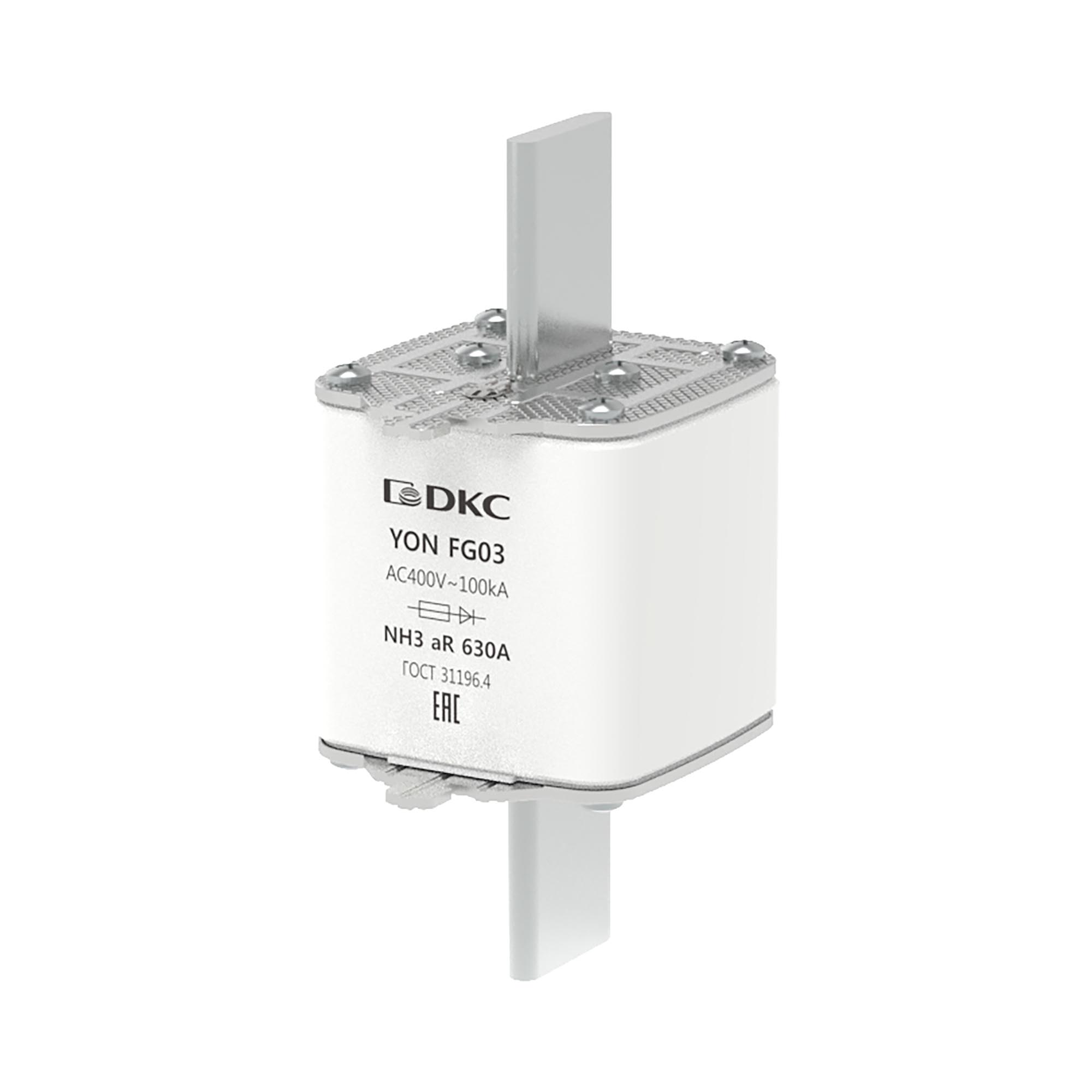 Предохранитель YON ножевого типа FG3 630А 400V характеристика arya