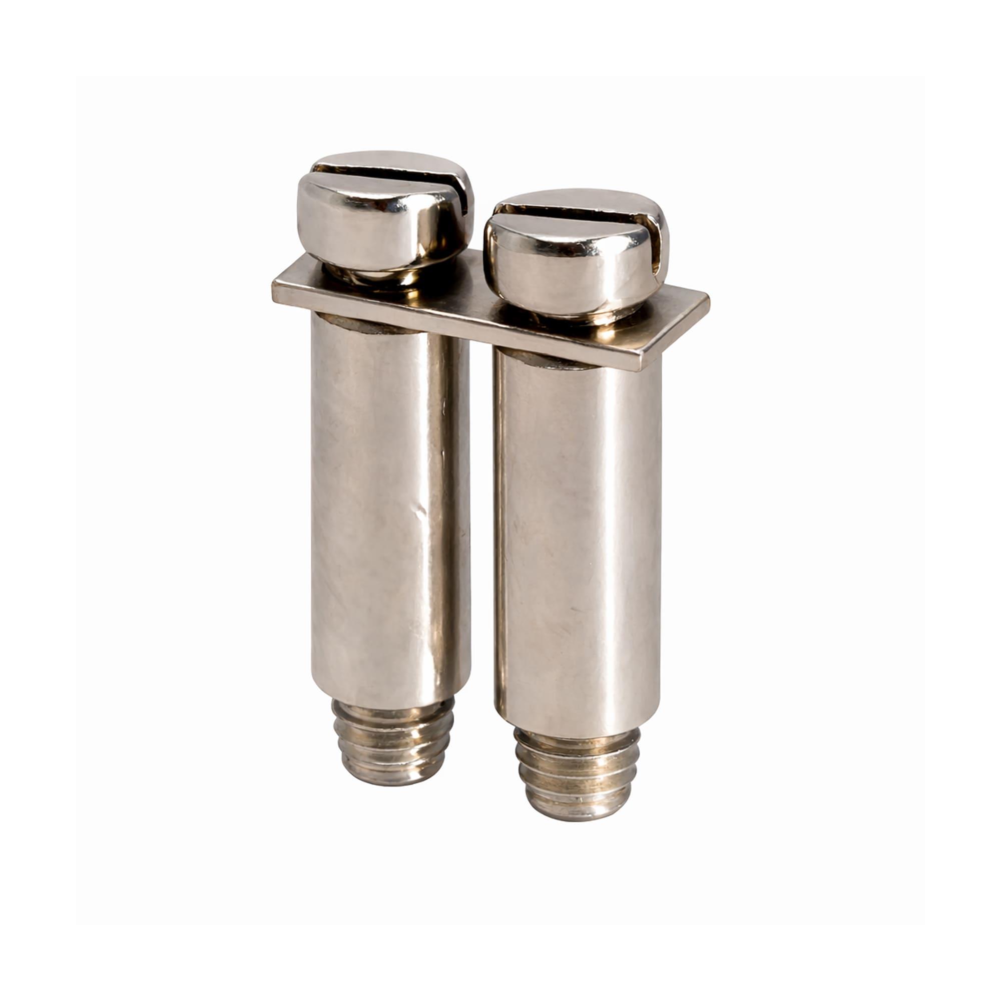 Перемычка винтовая для мини-клемм на 2.5 кв.мм, 2-х полюсная