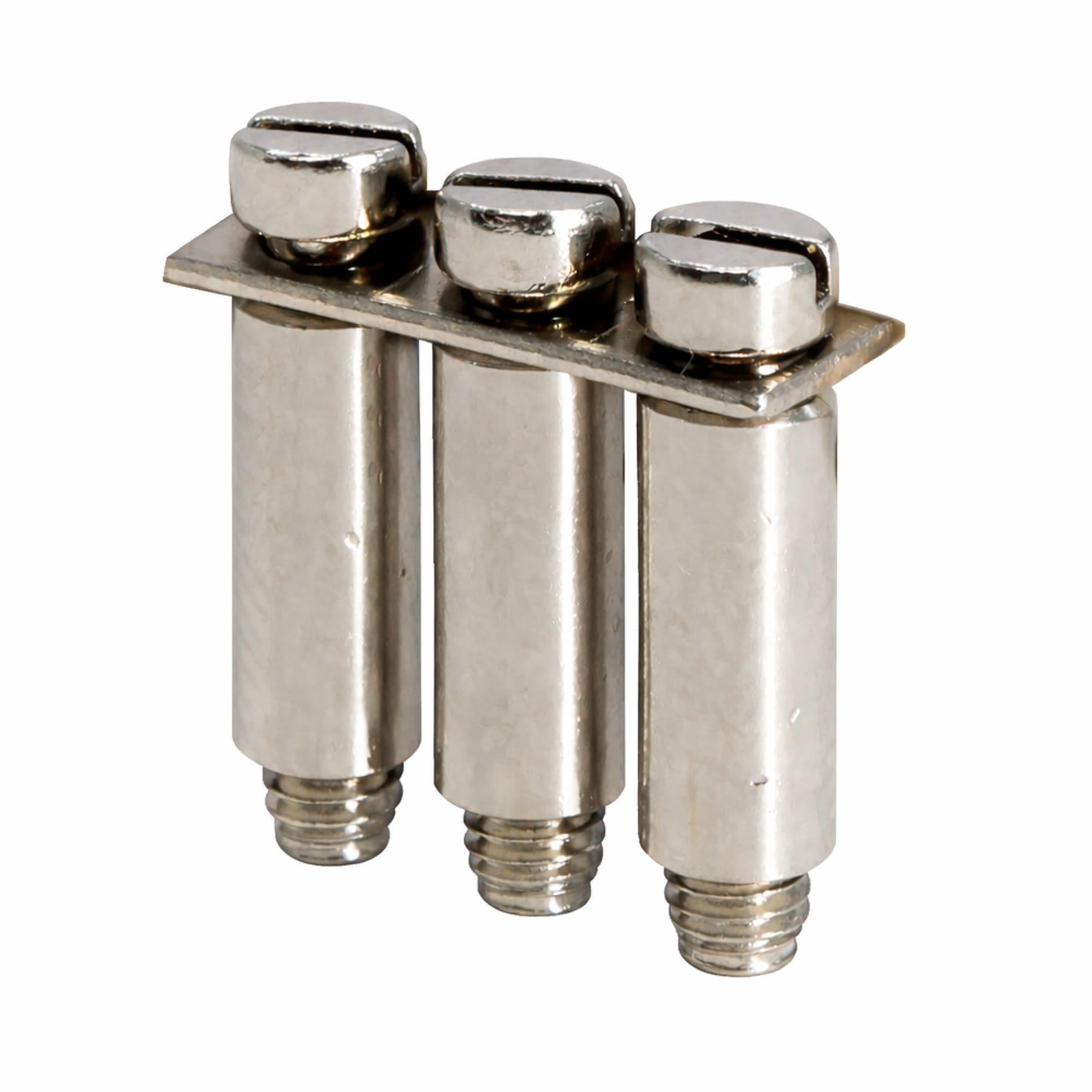 Перемычка винтовая для мини-клемм на 2.5 кв.мм, 3-х полюсная