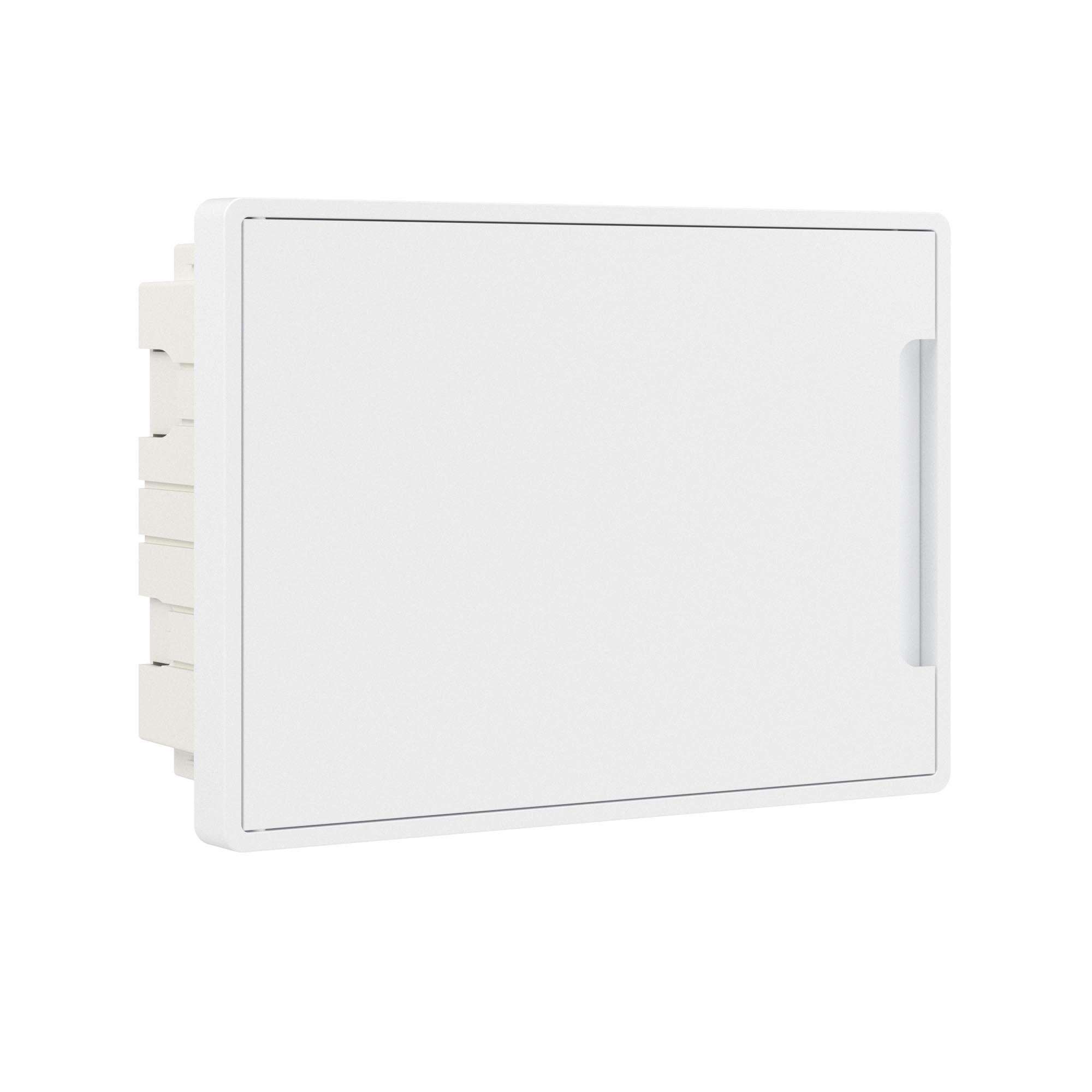 Щиток 12 мод встраиваемый Фрейм (FRAME), белый, с белой дверцей, с 2 шинами PEN на 6 и 8 отв.