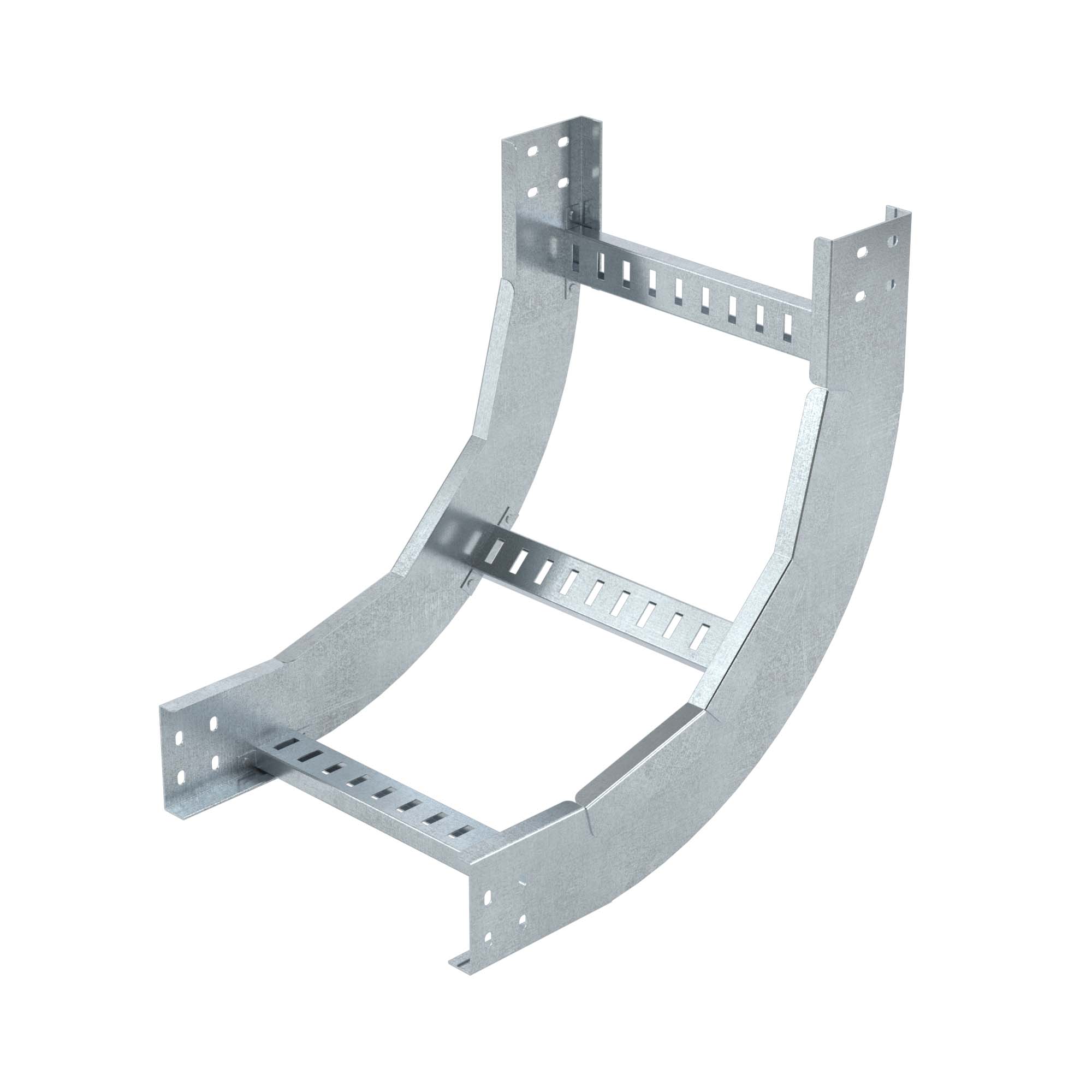 Угол вертикальный внутренний 90 градусов 100х600 R900 цинк-ламельный в комплекте крепежные элементы соединительные пластины