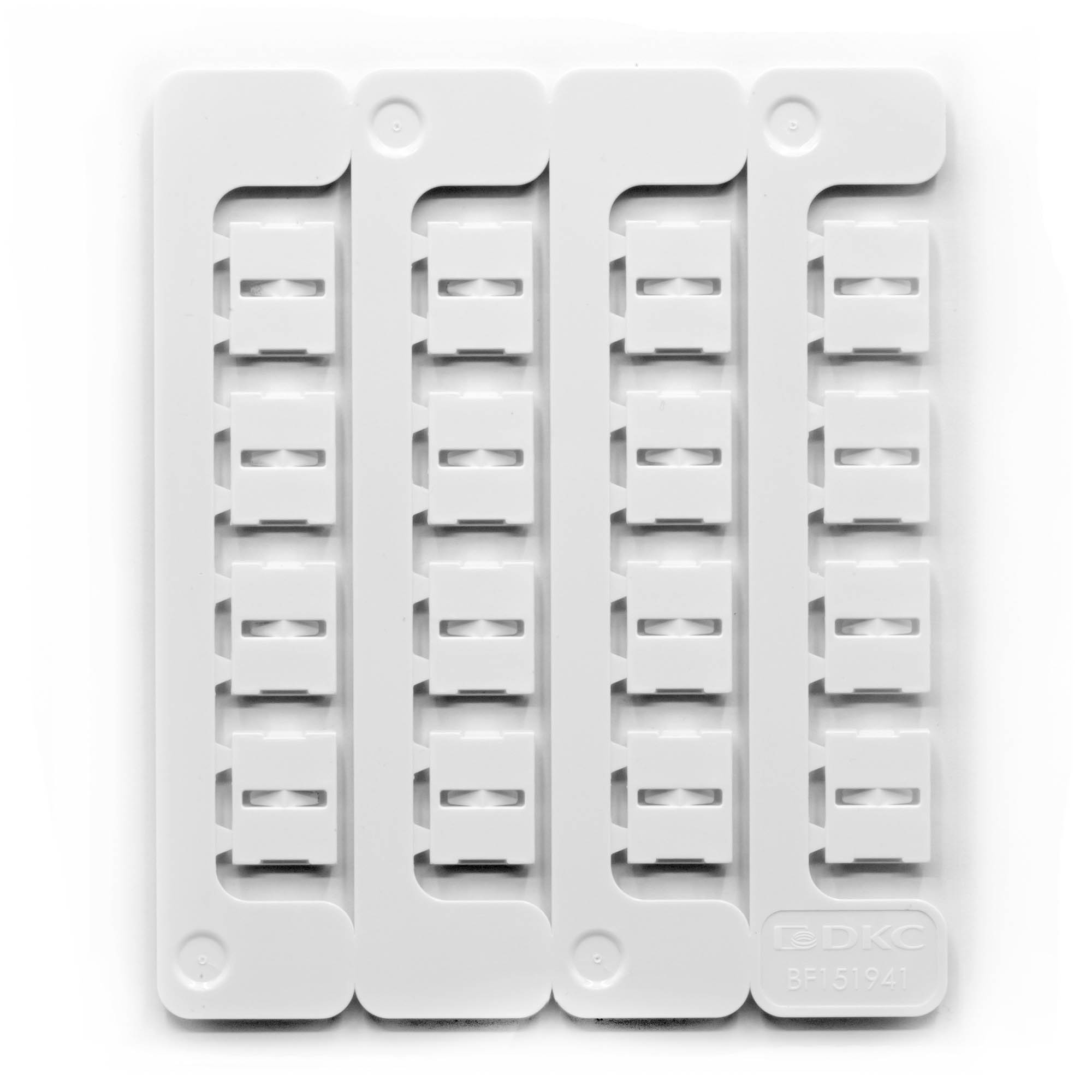 Маркировка бабочка Dкаб=1.9-4.1мм L=15мм (16шт на пластине)