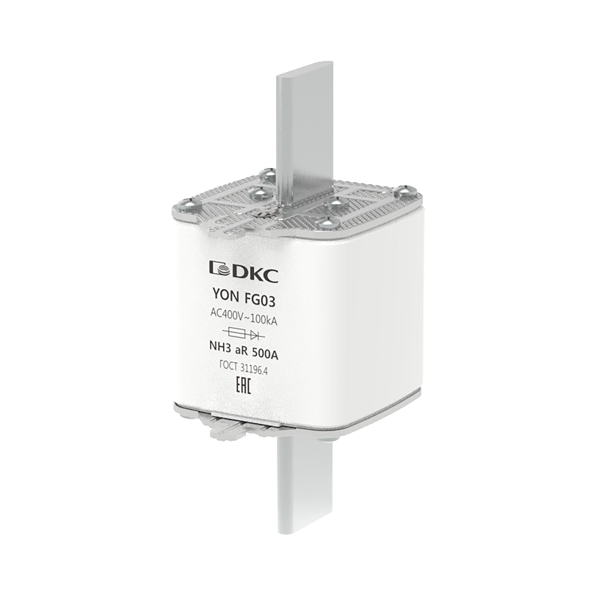 Предохранитель YON ножевого типа G3 500 А 400V характеристика arya