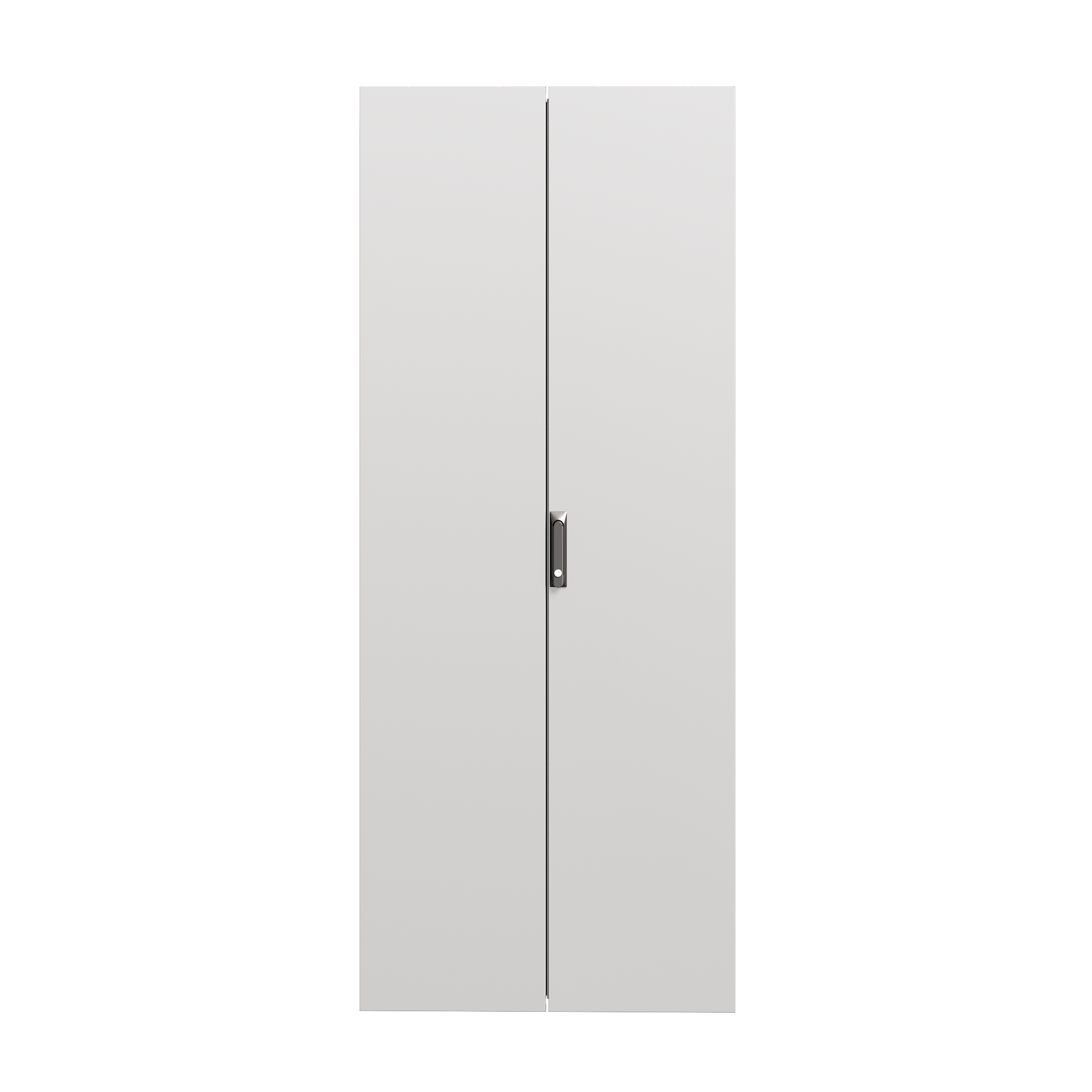 Дверь двойная сплошная IT-CQE 2200x800. RAL7035