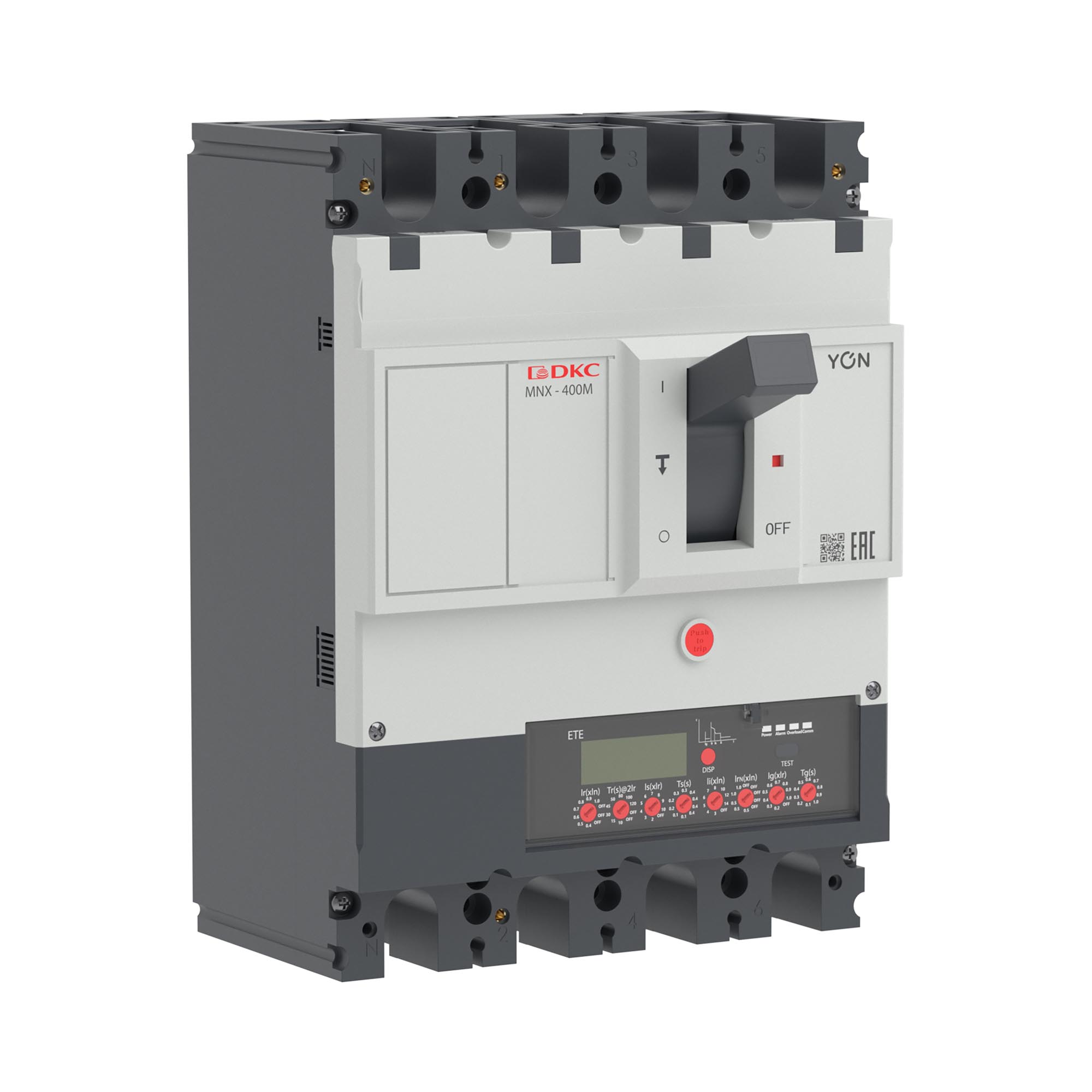 Выключатель автоматический YON pro MNX400M 4P 400 A 100 kA при AC415V расцепитель ETE
