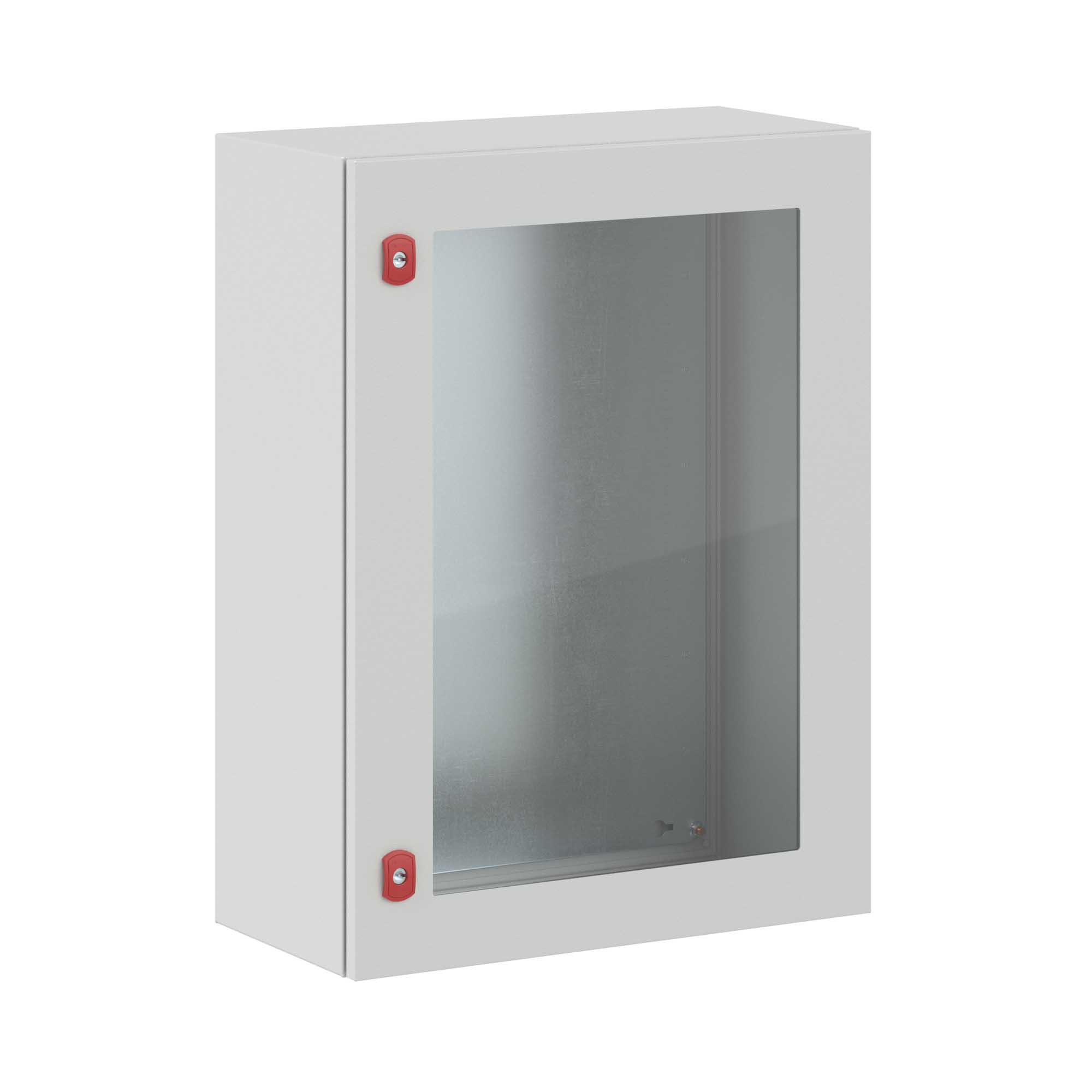 Щит с монтажной панелью ЩМП 800x600x300мм  серия ST c прозрачной дверью